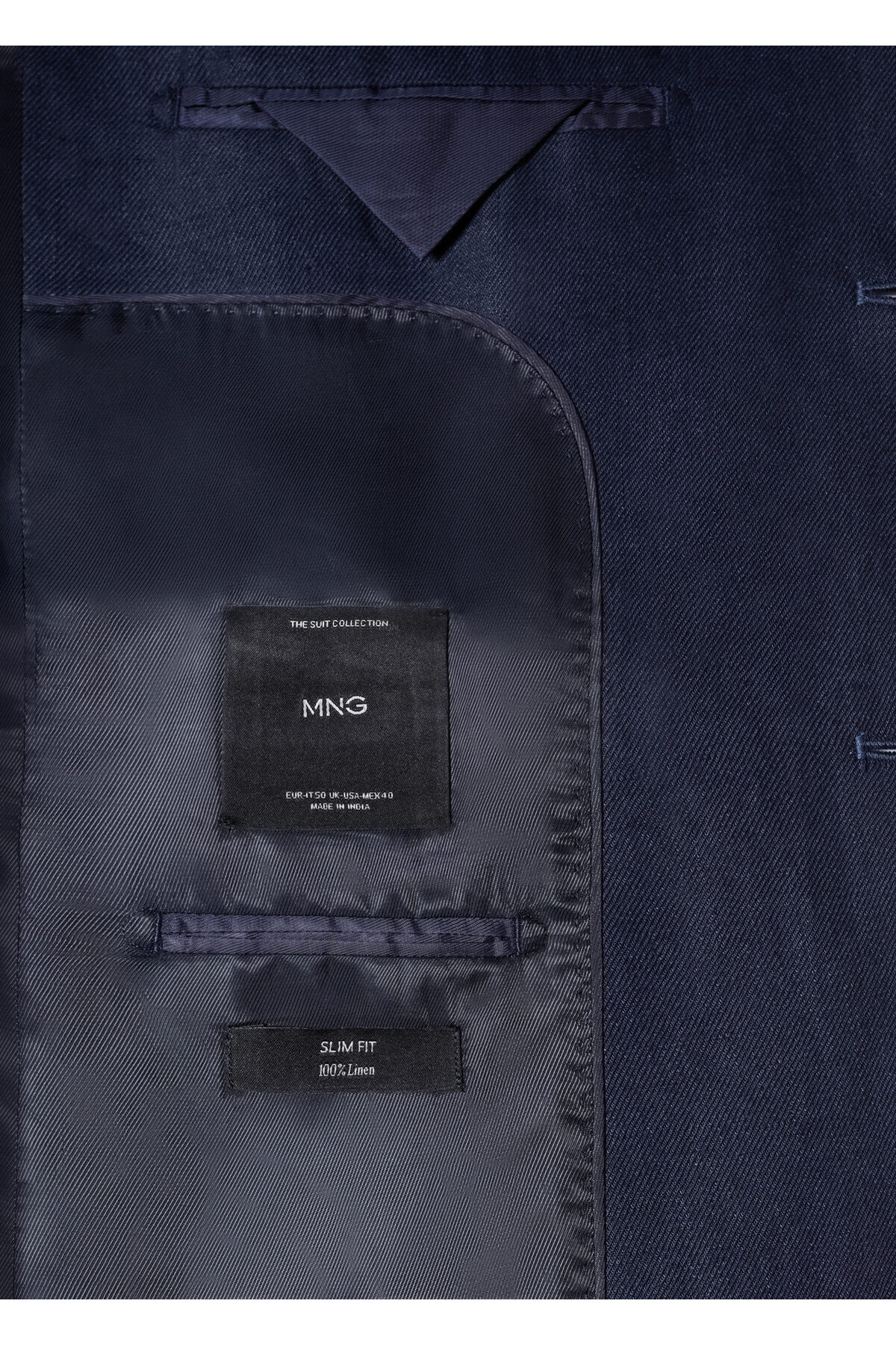 ژاکت مردانه آبی سرمه ای منگو | 57105502 اورجینال - تصویر 6