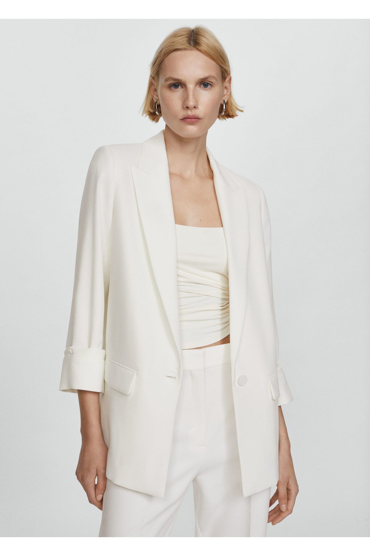 MANGO-Natural Women's Blazer -67993264 12