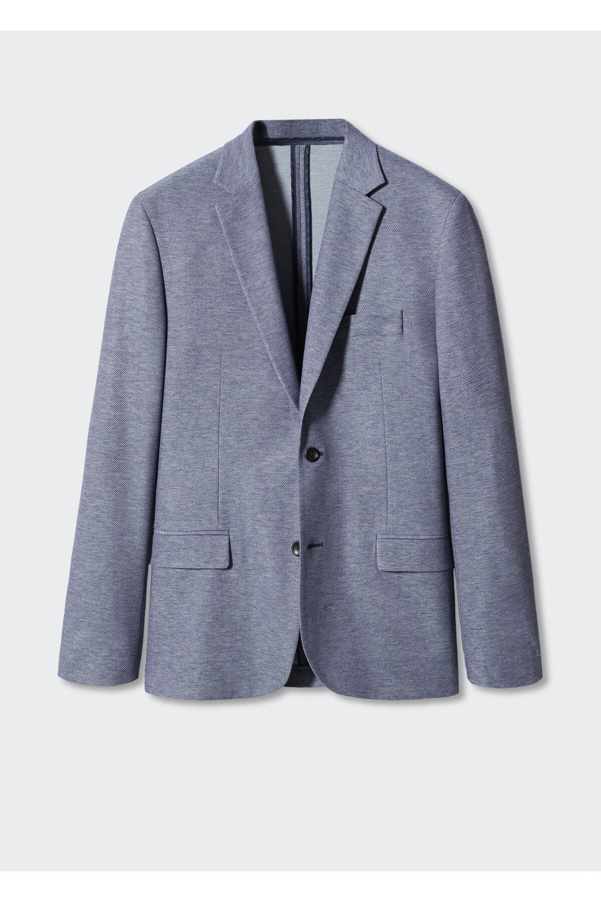 MANGO Man-Ανδρικό Blue Blazer - Μοντέλο57050550 6