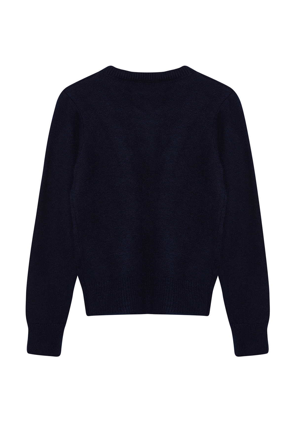 Trendyolmilla  Lacivert Yumuşak Dokulu Mücevher Düğmeli Ceket Görünümlü Triko Hırka TWOAW22HI0044 - Görsel 7