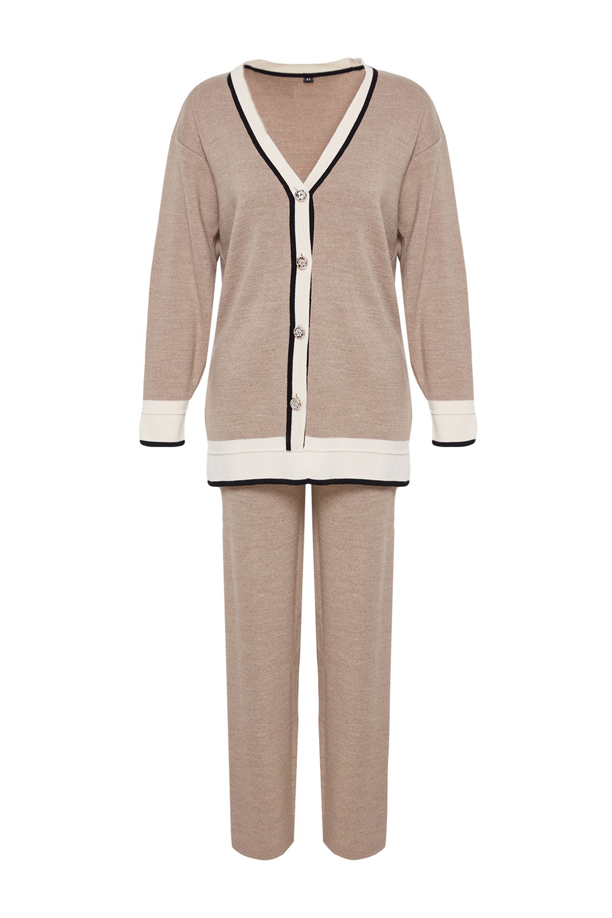 Trendyol Modest-Трикотажний кардиган і штани з норки TCTAW25US00002 6