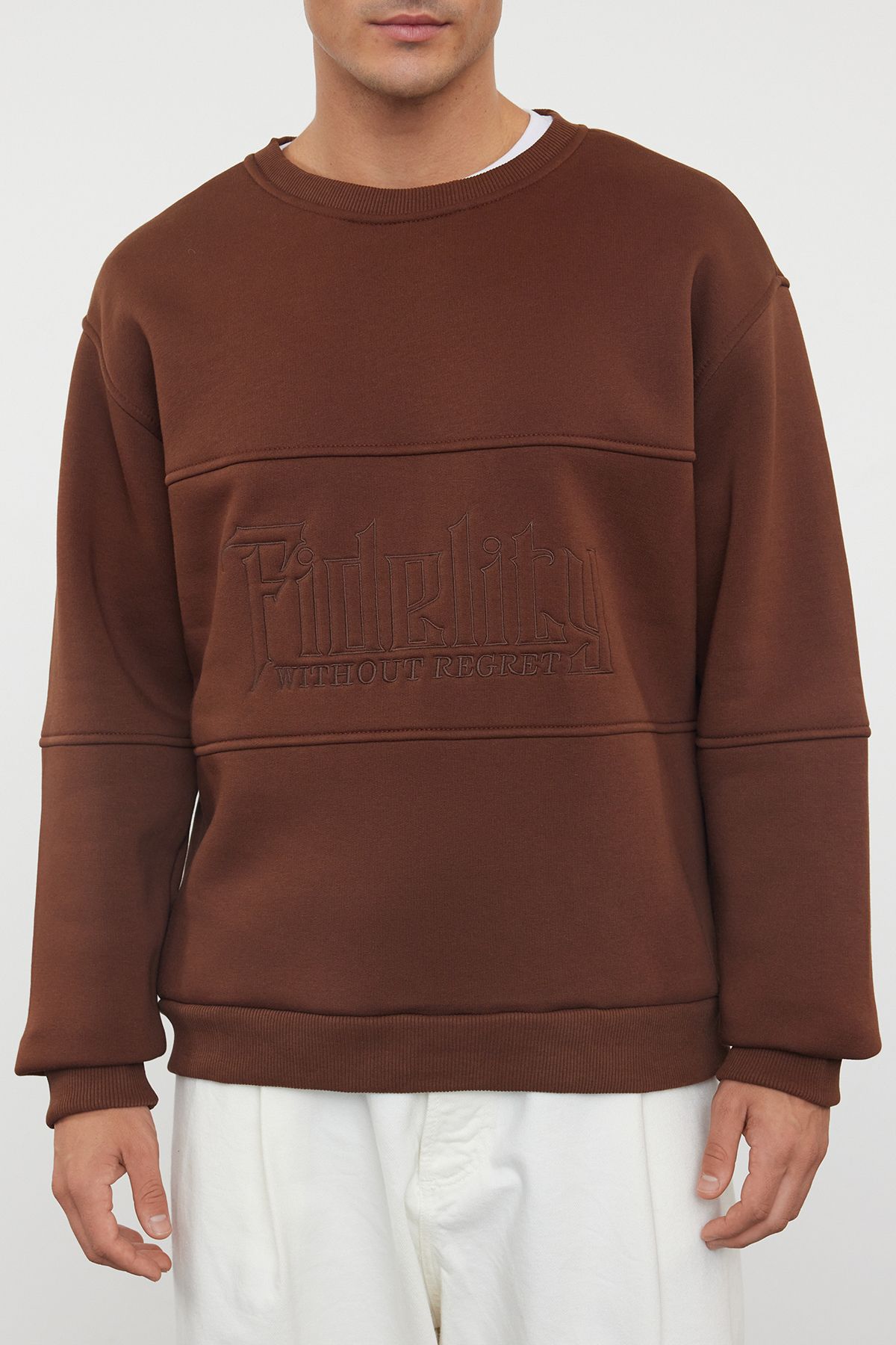 trendyol-man-mens-brown-slogan-long-oversize