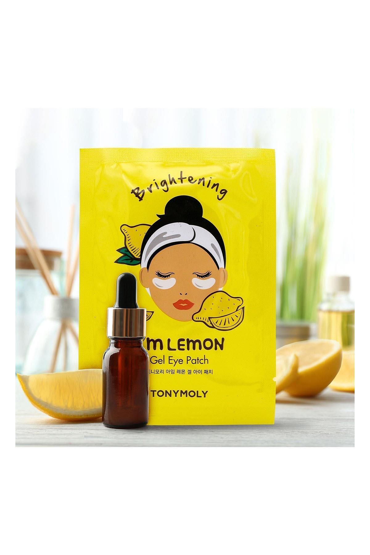 TONYMOLY-قناع العين آي ريل جل الليمون لتفتيح البشرة (قطعة واحدة) 6