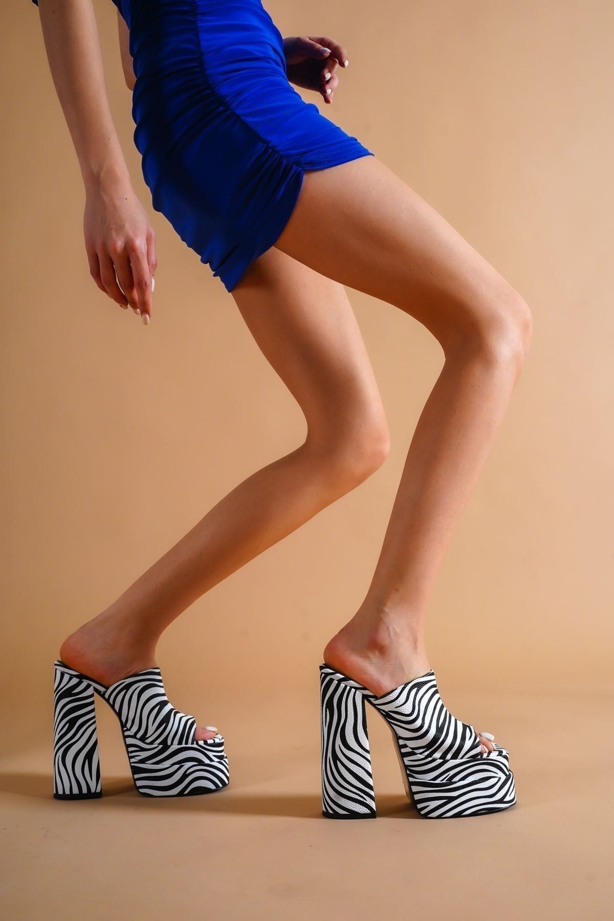 Zebra Platform Kadın Ayakkabı Victoria - 3