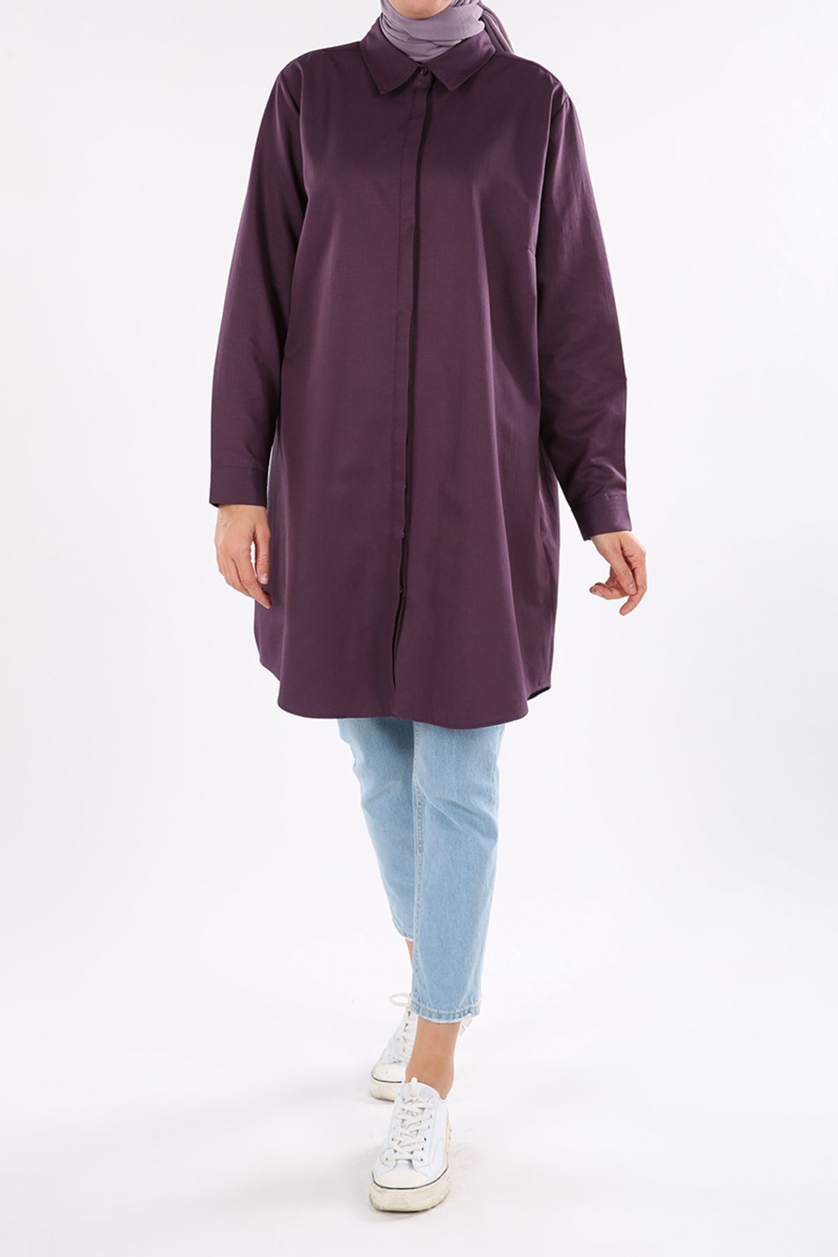 ALLDAY-Grape Plus Size Basic ing tunika 5