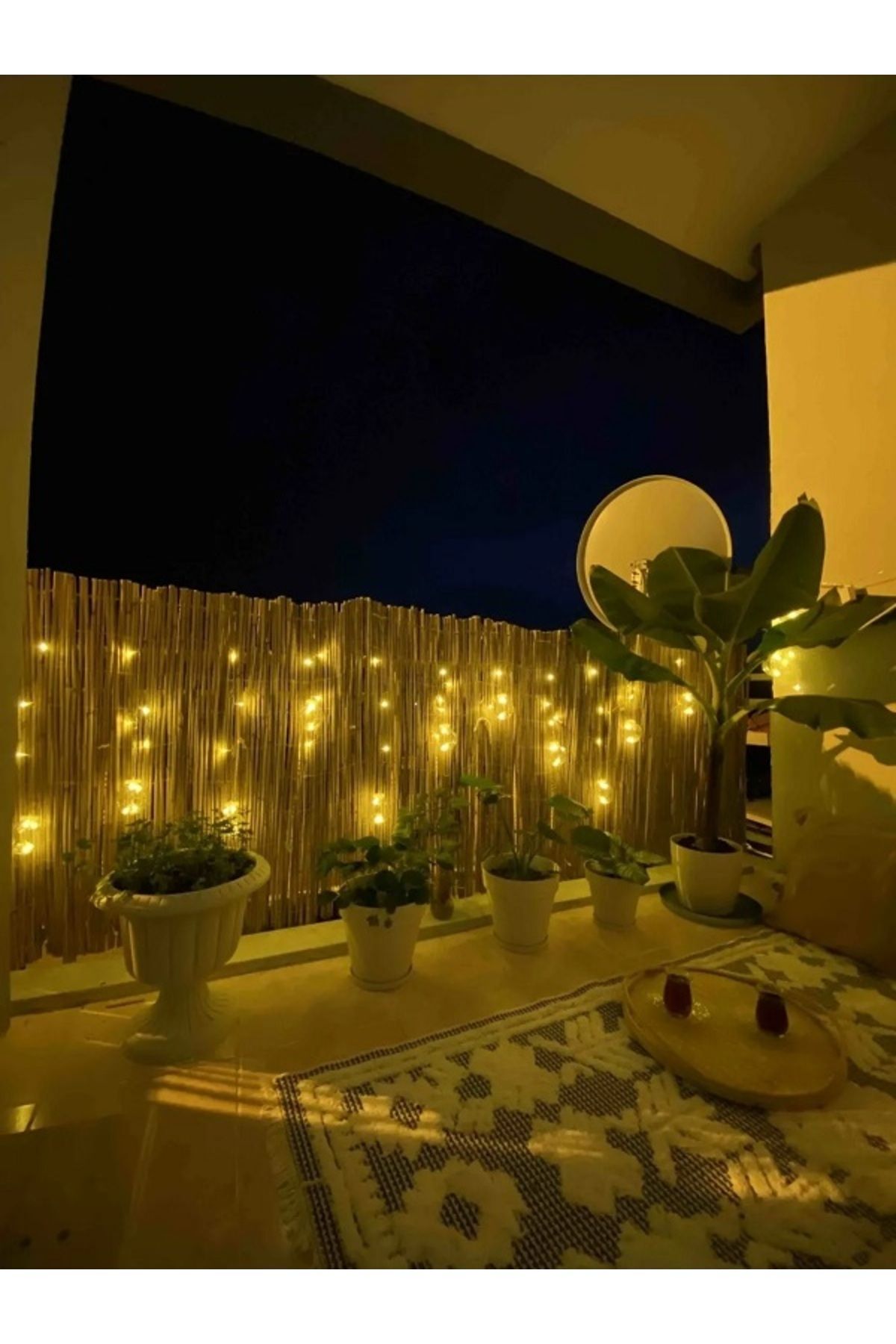 90 Cm X 2 Meters Natural Cane Wire Mesh Fence  Decoration