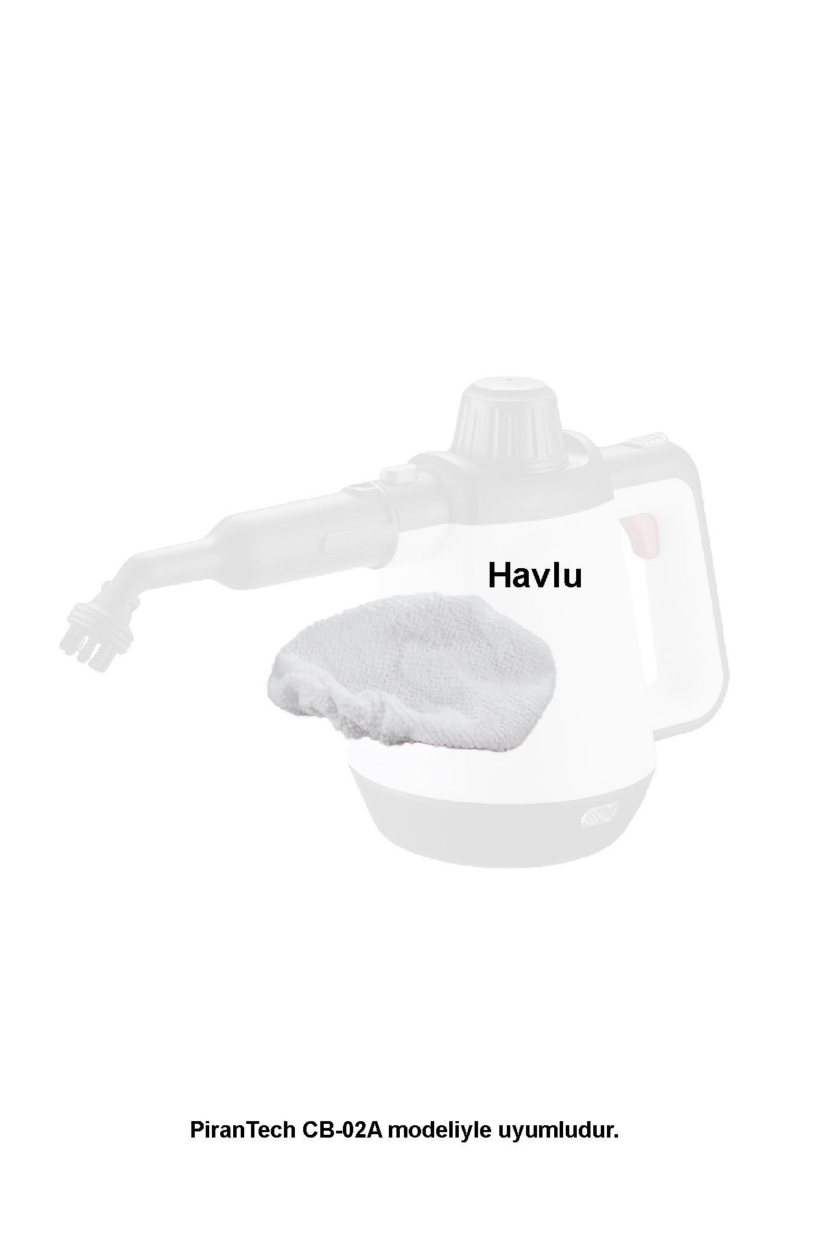 pirantech CB-02A ve CB-107C ve CB-101A Buharlı Temizlik Makinası Yedek Havlu