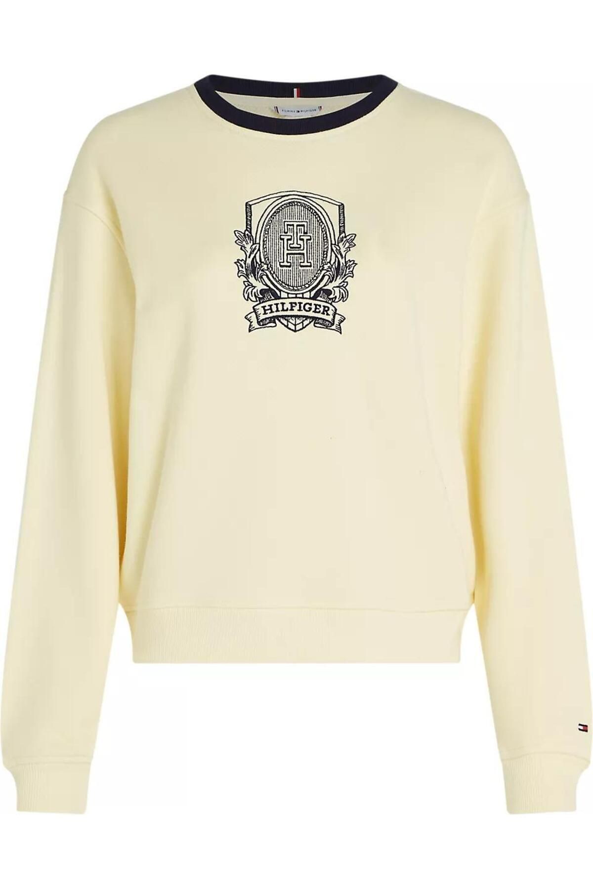 Tommy crest crew hot sale