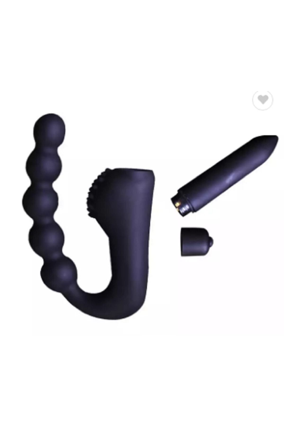 Yeni Seri 5 Boğumlu 10 Titreşimli Anal Plug Tıkaç Vibratör Masaj Aleti 5