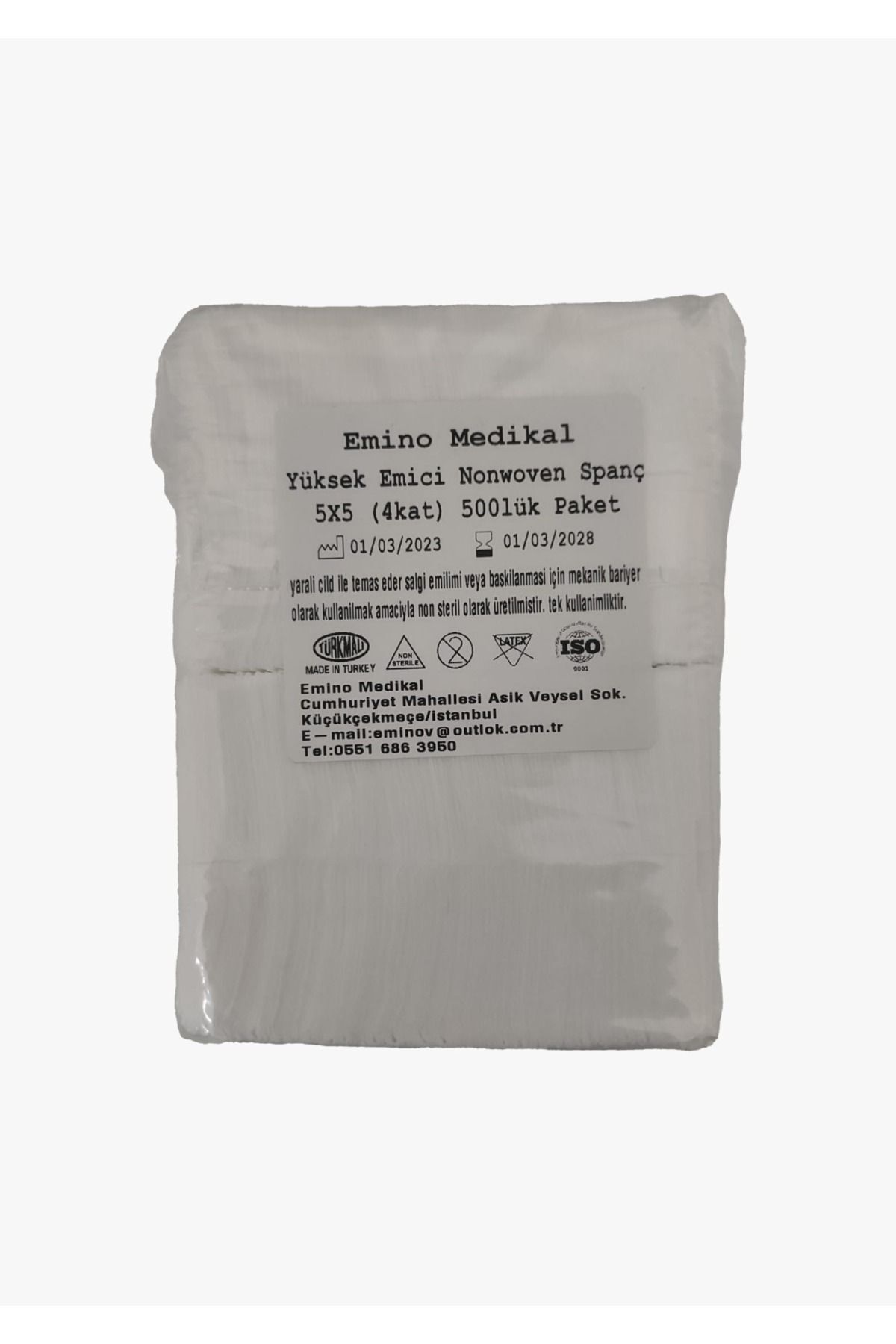St Morritz Yüksek Emişli Nonwoven Spanç 5 X 5 4 Kat 1000 Adet