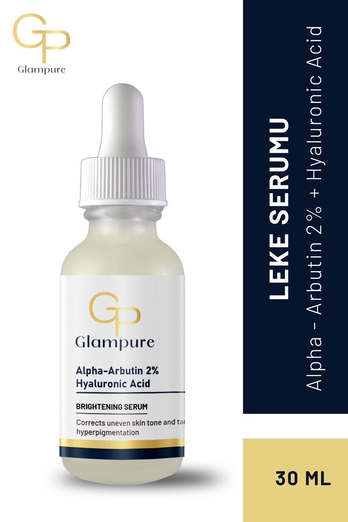 Leke Karşıtı Aydınlatıcı Serum – %2 Alpha Arbutin Ve Hyaluronik Asitli Nemlendirici Yüz Serumu 30 ml