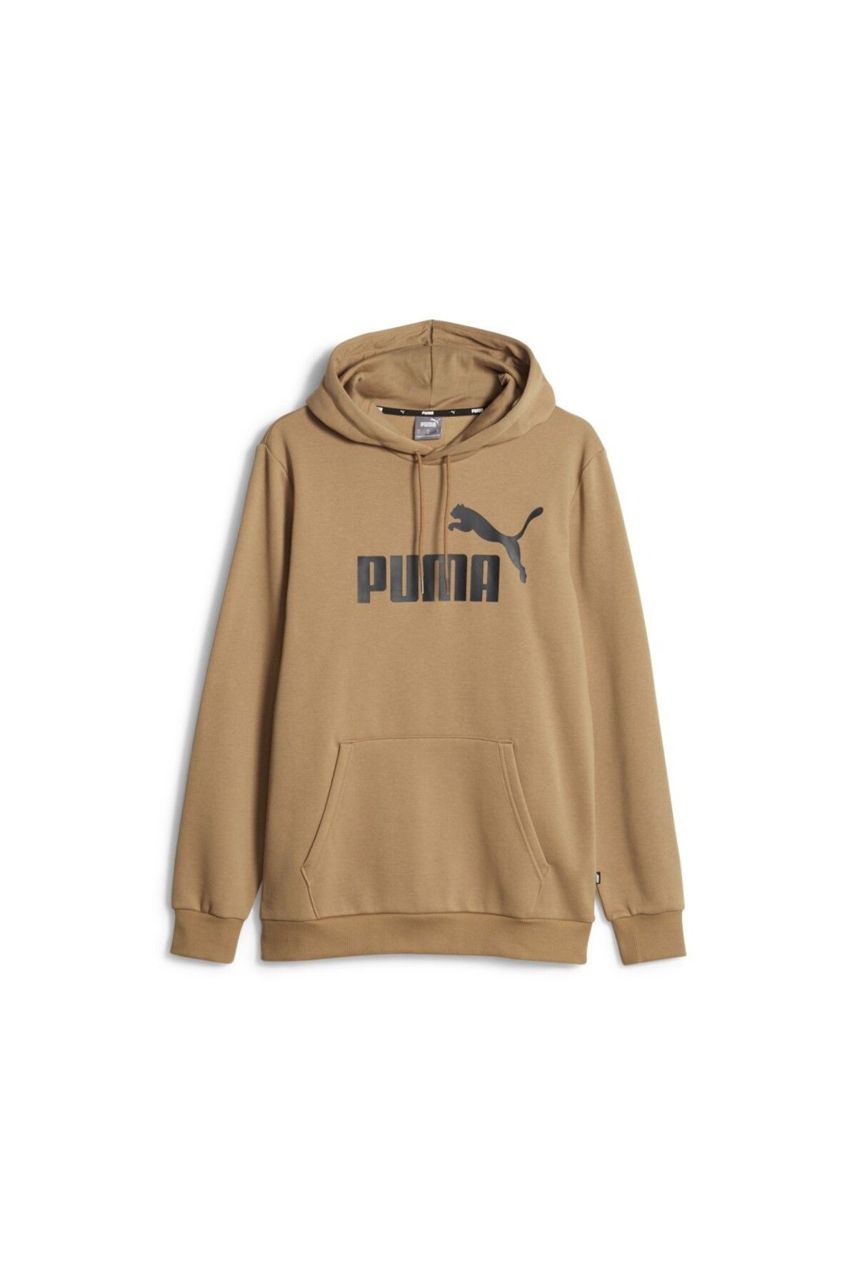 Puma-هودي رجالي بني بغطاء للرأس - شعار أساسي كبير 3