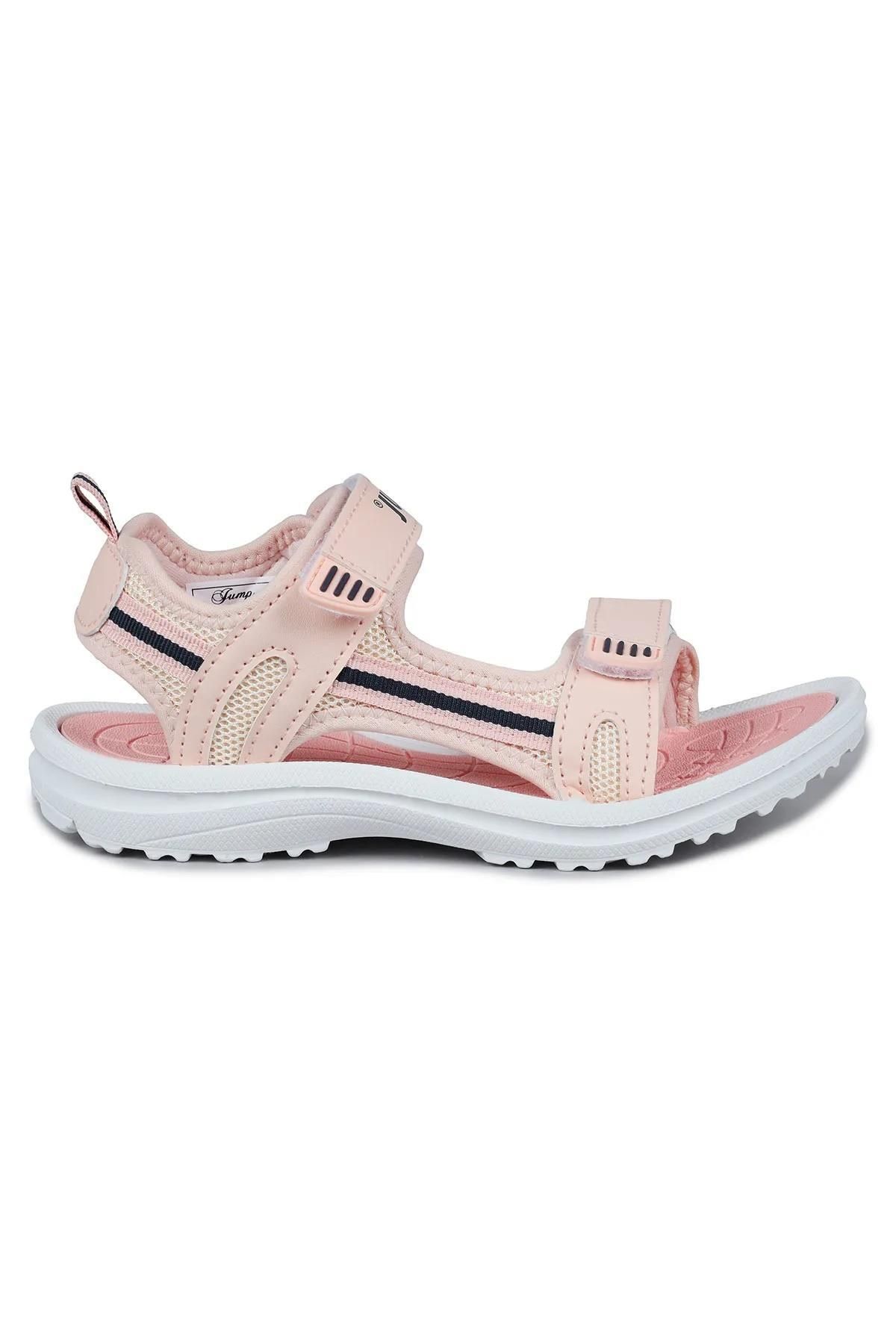 Jump 30068 Kız Çocuk Cırtlı Ortapedik Günlük Sandalet