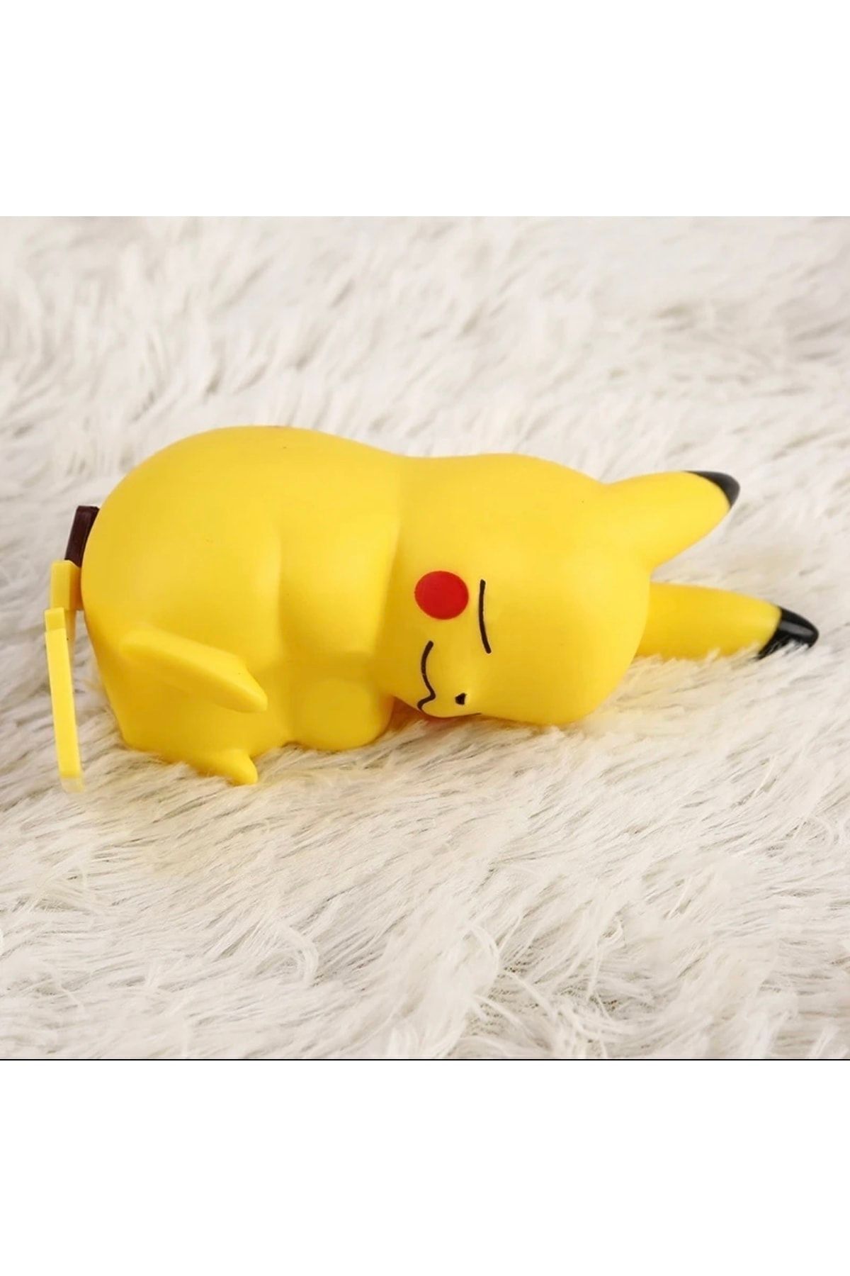 Meyra Accessories Pikacu Gece Lambası 1 Adet Gece Lambası Parlayan Sevimli Anime Yumuşak Lambaları Yatak fotoğrafı 3 (önizleme)