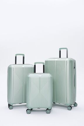 Torry Polipropilen 3'lü Kırılmaz Valiz Seti Mint Yeşili