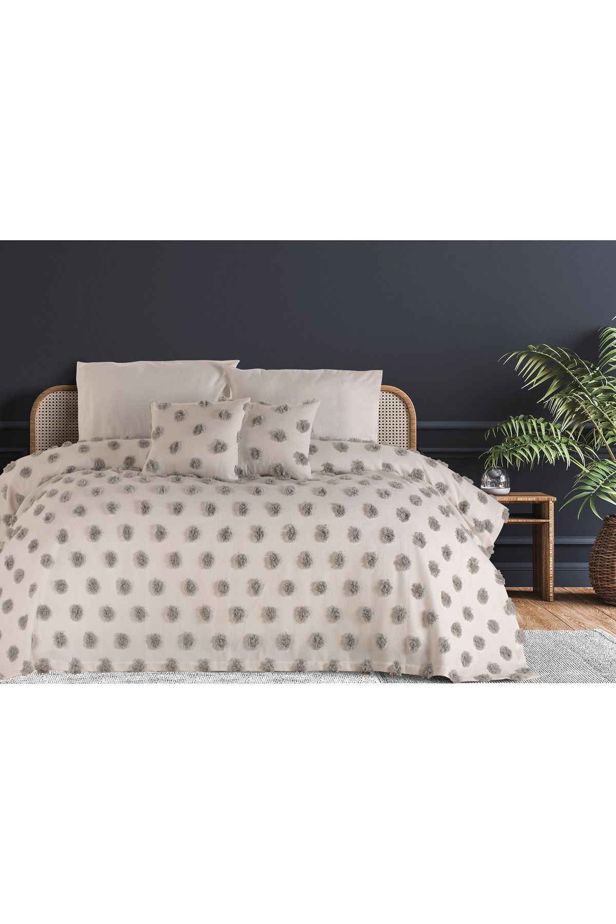 LUFA HOME-Polen Pompom Double Pique Set 2