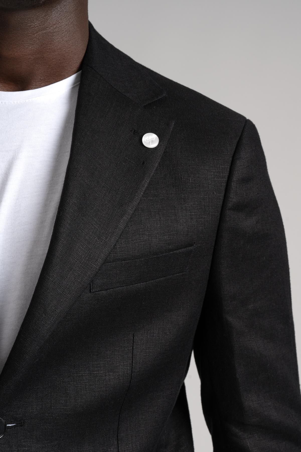 Sır-SIR Regular Fit - Half Lined 100% Linen Suit 4
