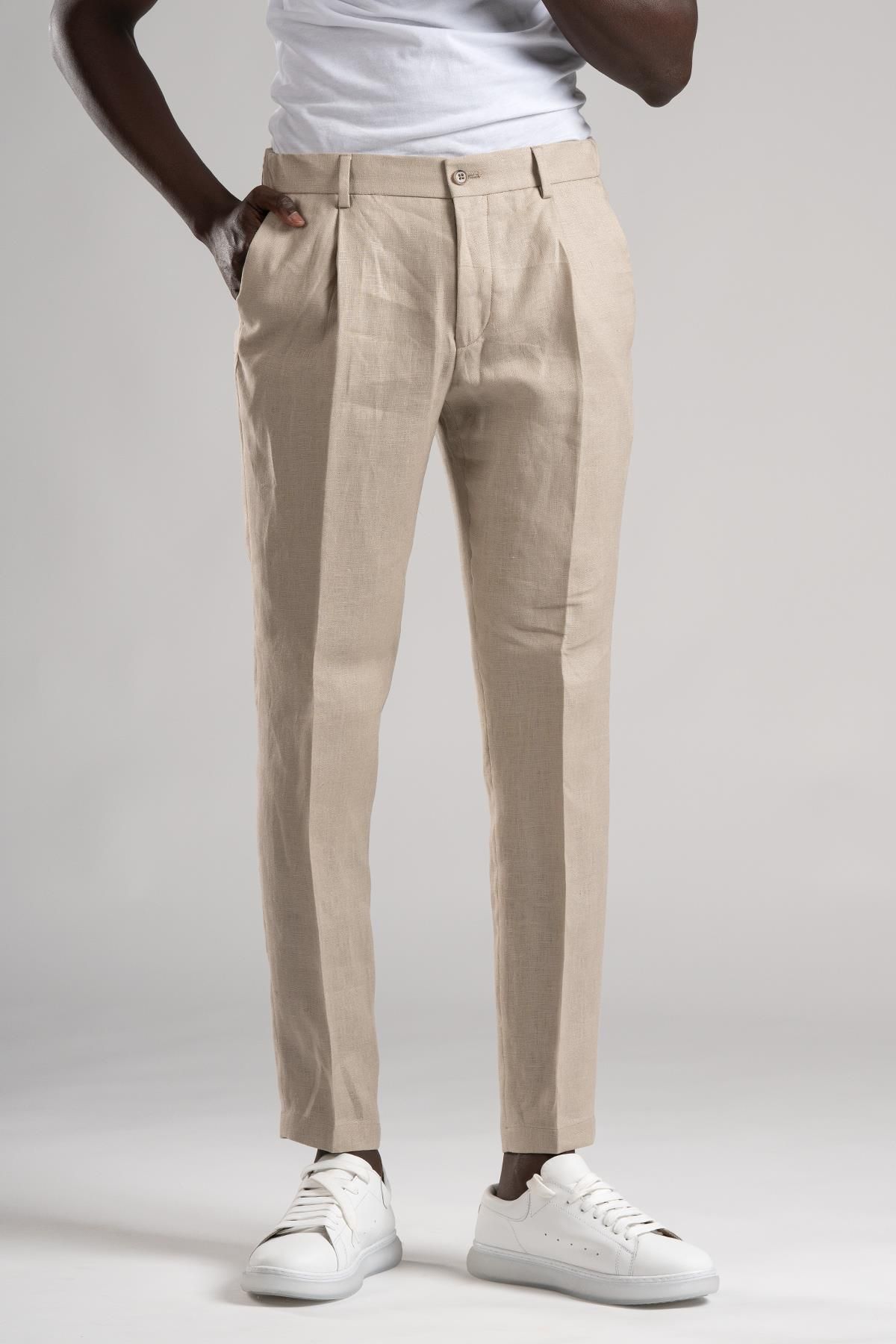 Sır-SIR Regular Fit - Half Lined 100% Linen Suit 7