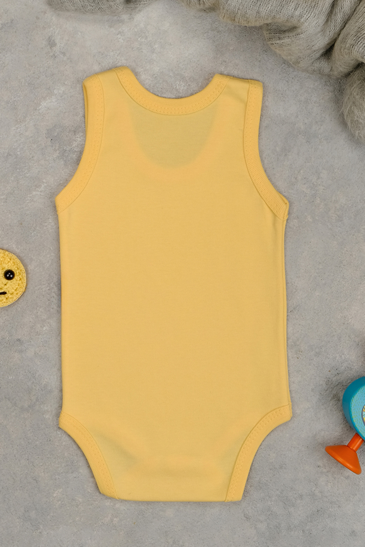 بادی نوزادی پسرانه – دخترانه زرد bebetospik | ASKI-HAKI-GEBES اورجینال - تصویر 2