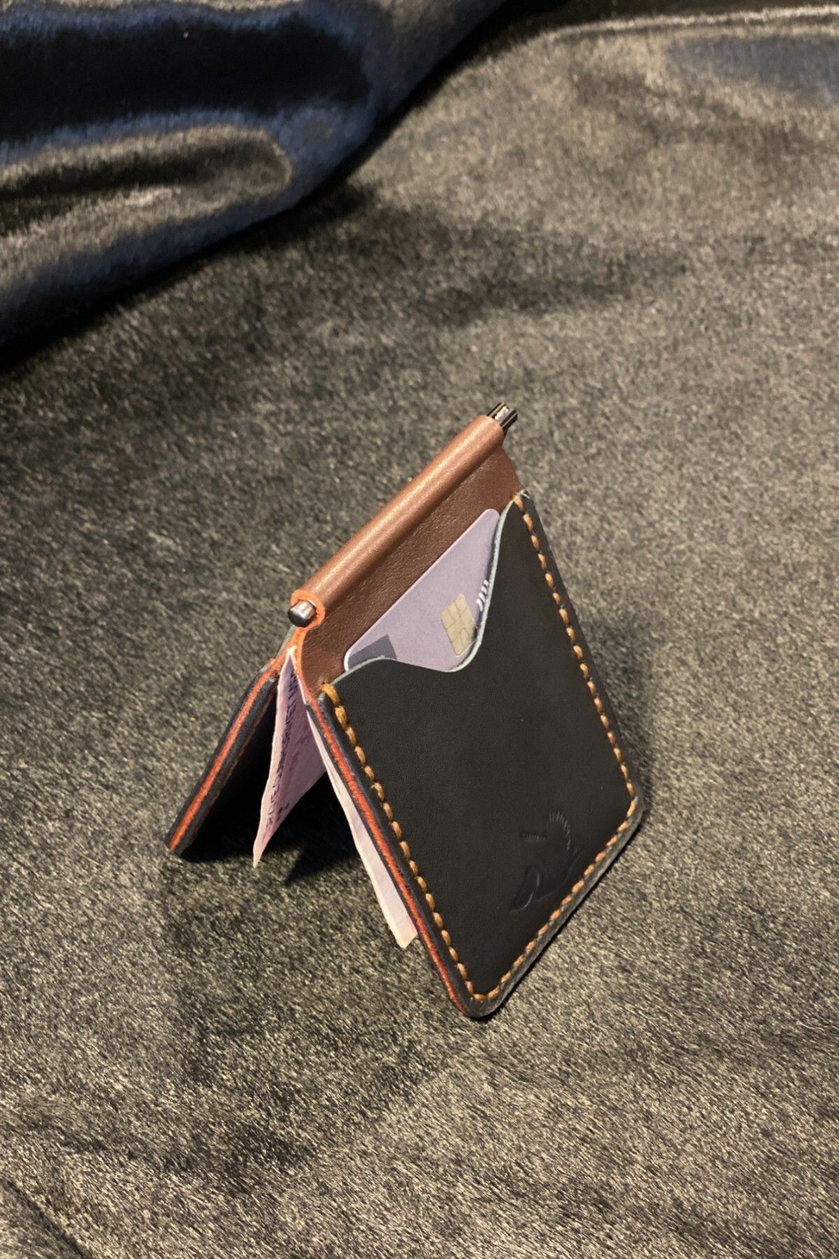 کیف پول مردانه قهوه ای MAT Deri | Matklipswallet02 اورجینال - تصویر 6