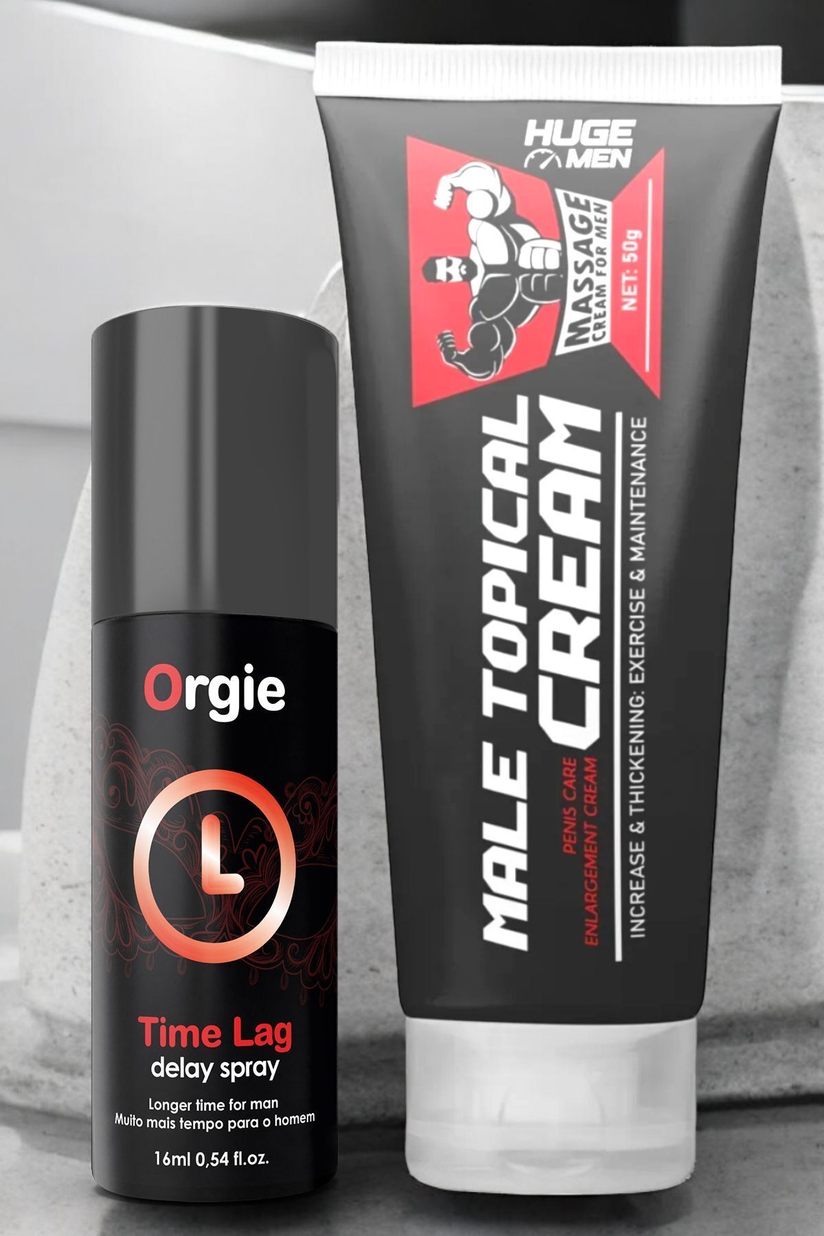 Muhteşem Büyütücülü ve Geciktiricili 50 ml Krem ve sprey