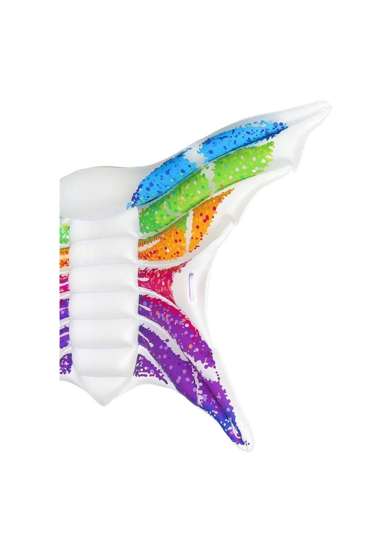 BESTWAY-Bestway Rainbow Butterfly Pool Float 2.94M X 1.93M 26-43261 3