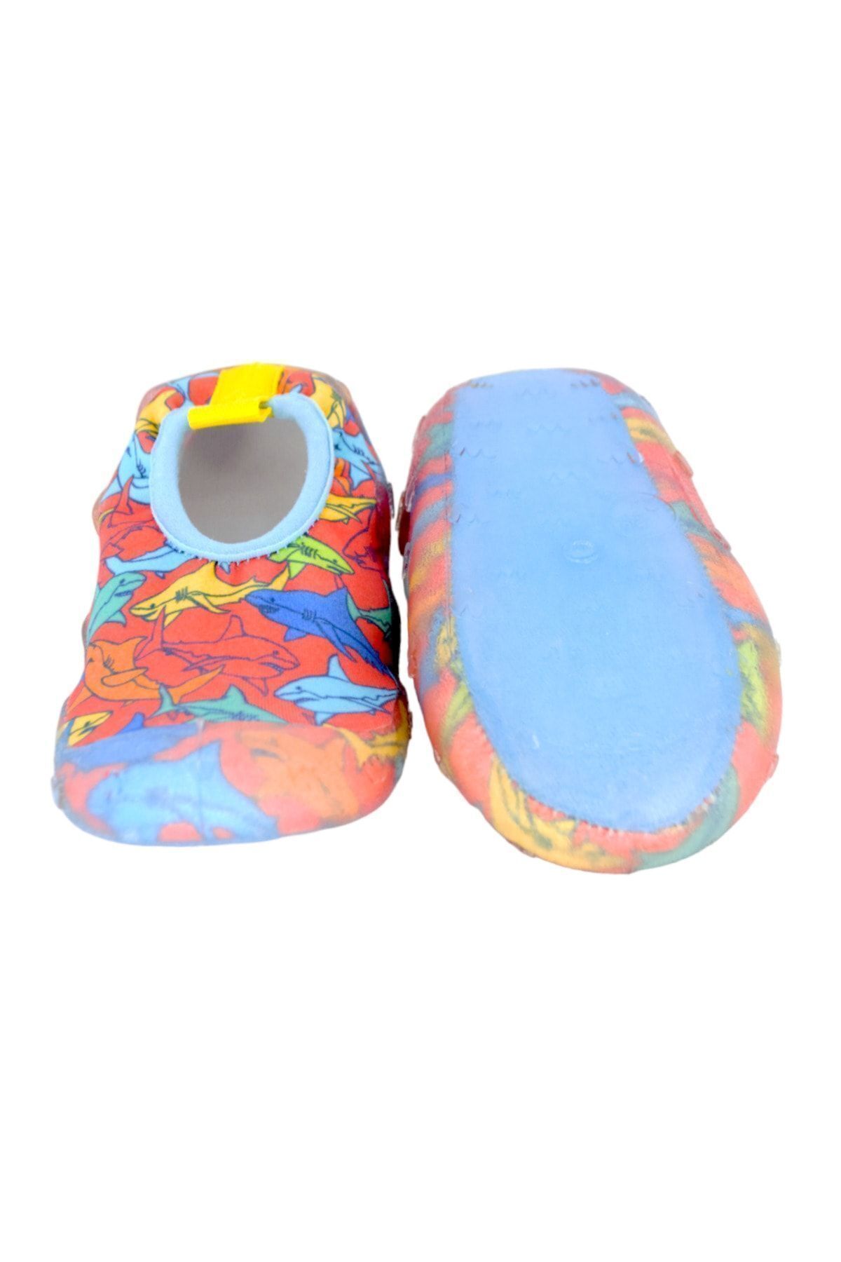 First Step-Pantofi de mare cu talpă anti-alunecare pentru băiat Red Fish-F-7026 3