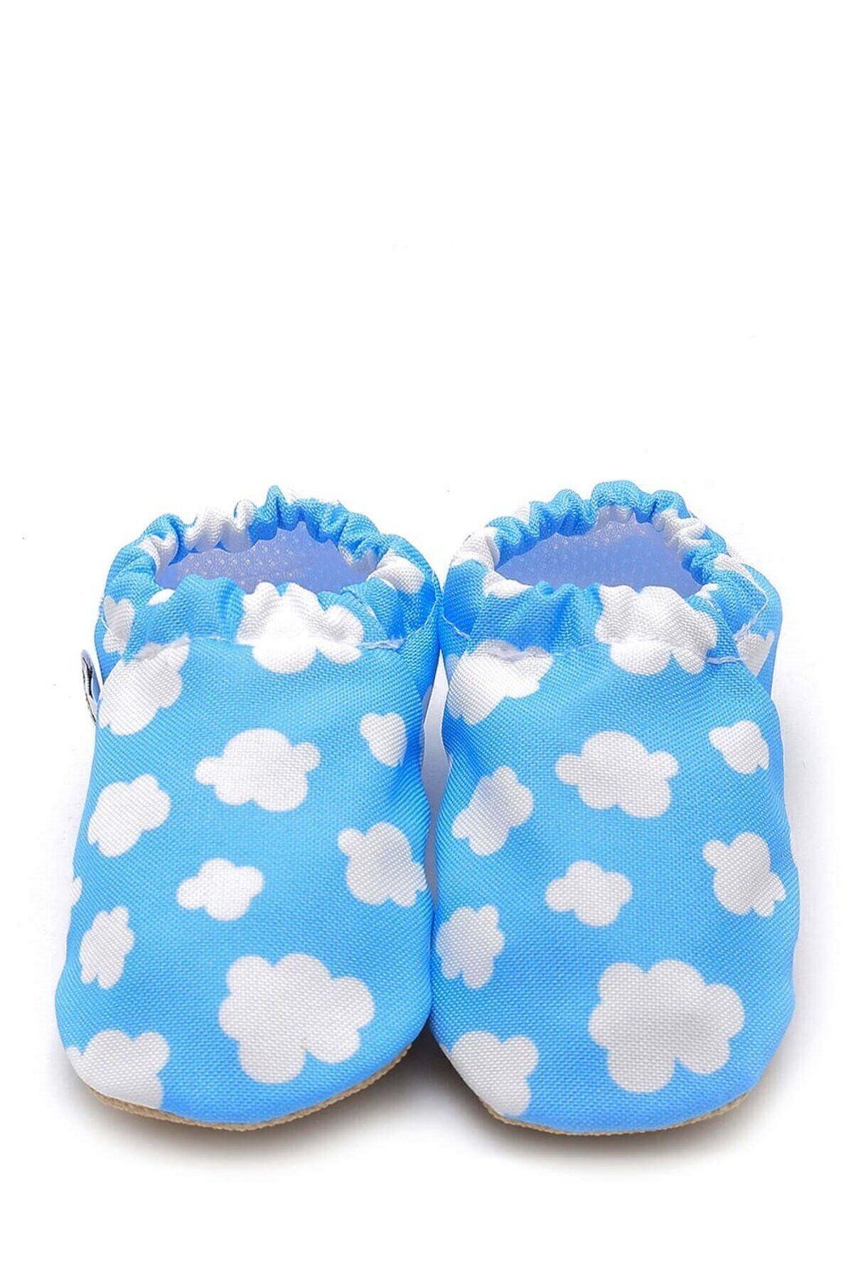 First Step-Cloud Non-Slip Sole Baby Summer Booties Blue, Home Boots Slippers Nursery Shoes Slippers F-824 2
