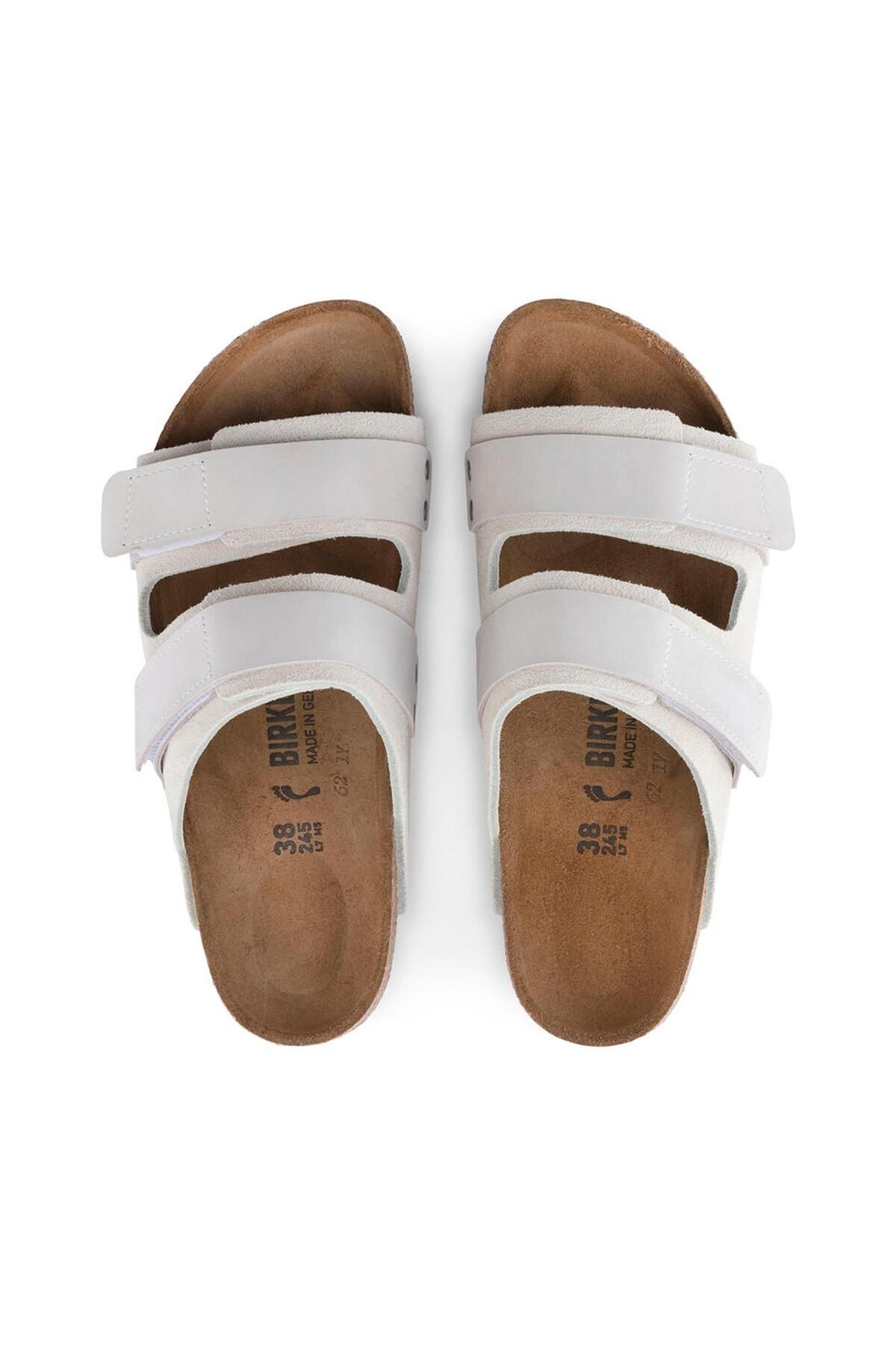 دمپایی بیرکن استاک زنانه چرم قهوه ای پوشاک ساحل راسته      کژوال/روزمره | Birkenstock 1024822 DE - تصویر 3