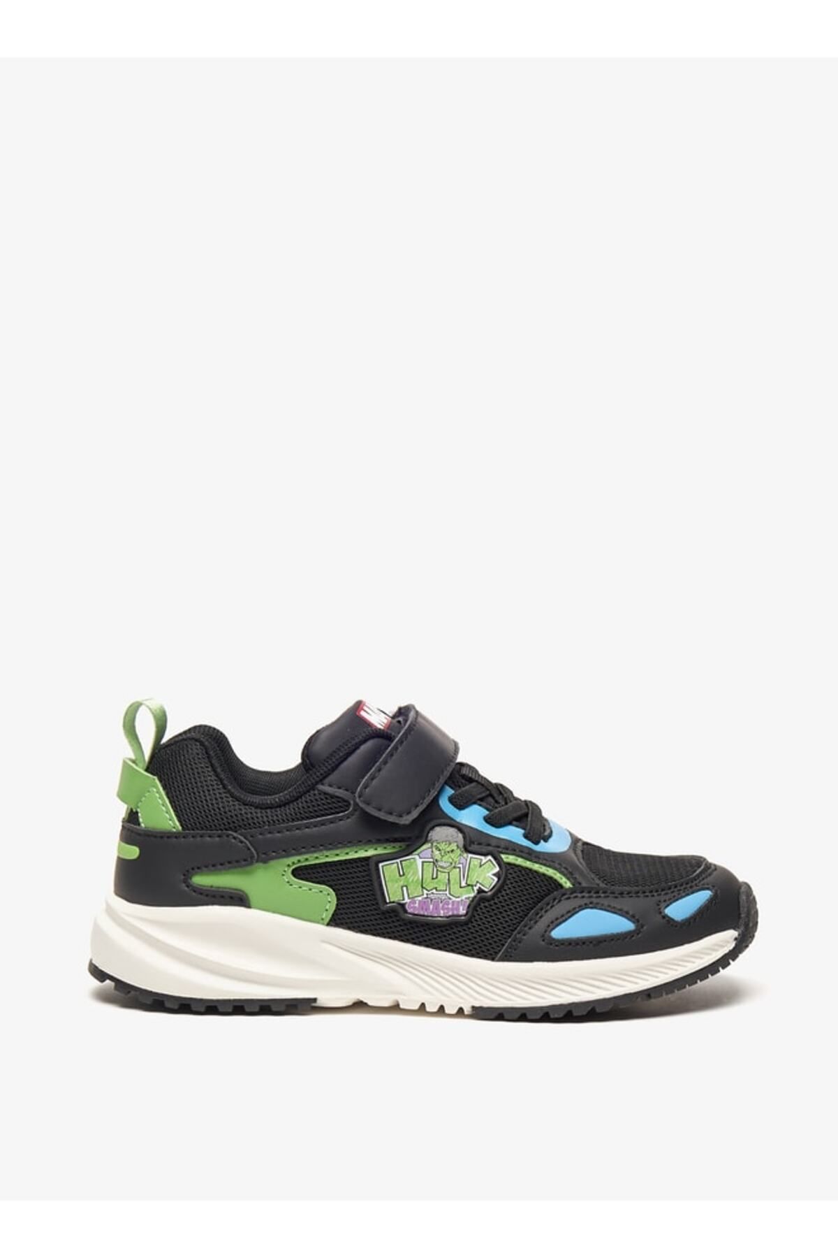 Marvel-Hulk Detail Sneakers with Hook and Loop Closure 3