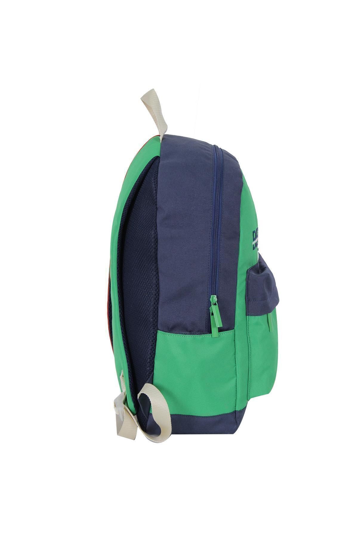 کیف United Colors of Benetton مدرسه ابتدایی Tricolor 70399-standard Std اورجینال - تصویر 6