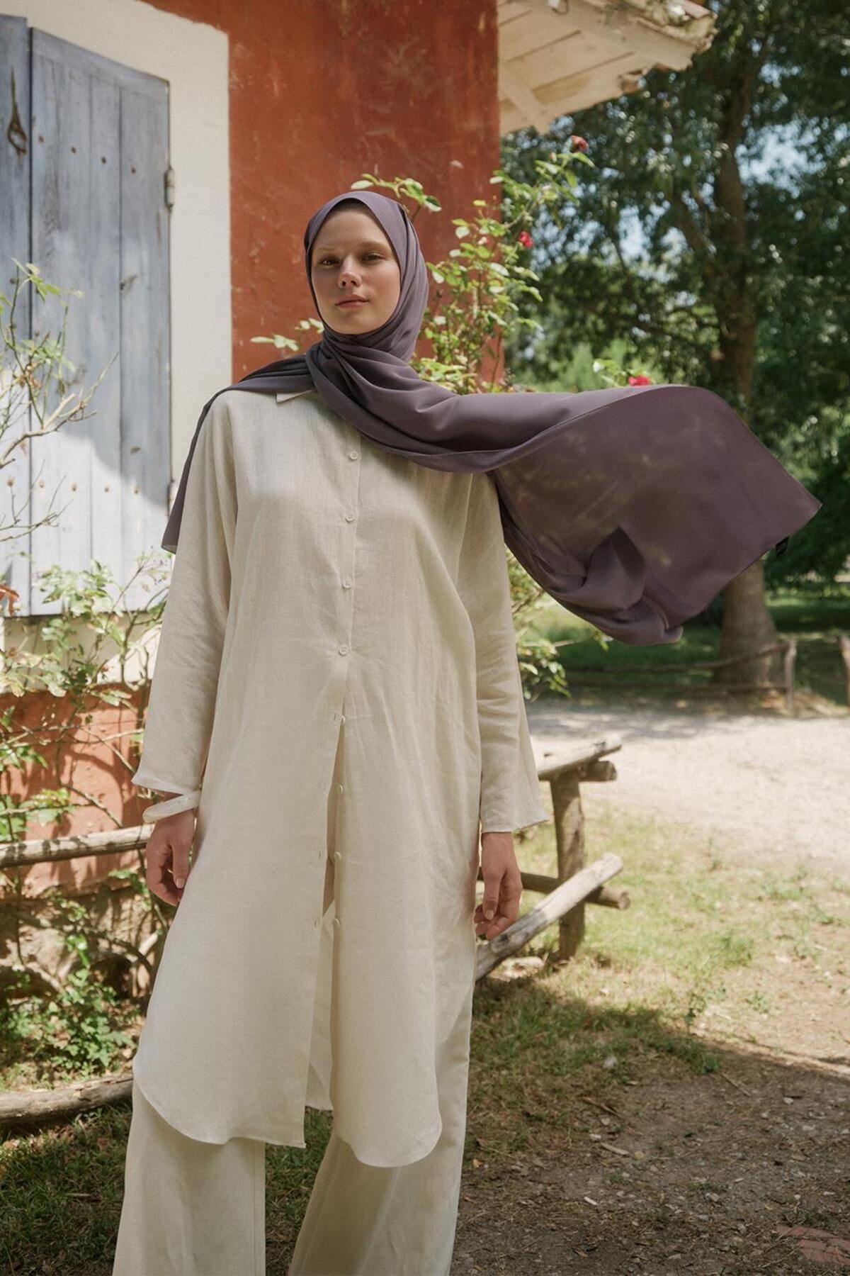 Daily Krep Şal Violet - 2
