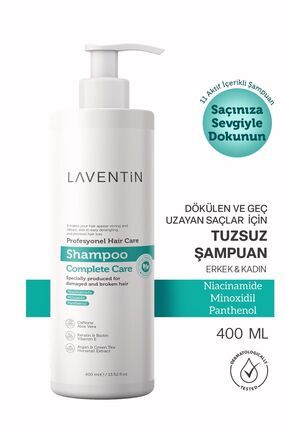 Laventin Dökülen Ve Geç Uzayan Saçlar Için 11 Aktif Içerikli Saç Dökülmesi Karşıtı Şampuan 400 ml