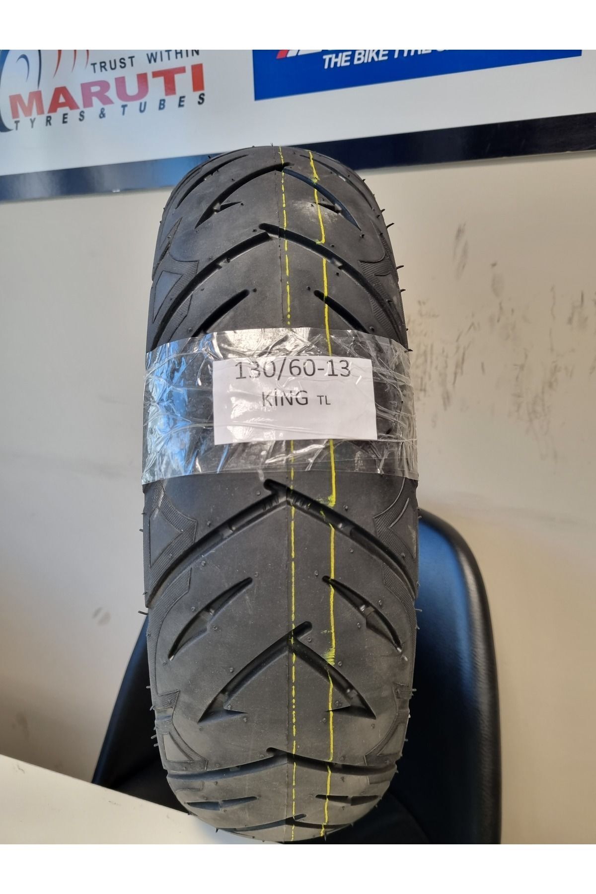 TDT TYRES Rks Newlight 125 Pro Lastik Set Ön Ve Arka 130/60-13 King Motosiklet Lastiği KİNG10
