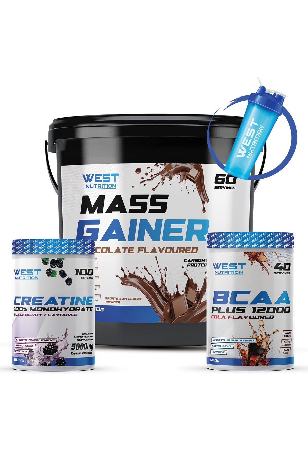 Mass Gainer 6000 gr Çikolata Bcaa Kreatin Kombinasyonu