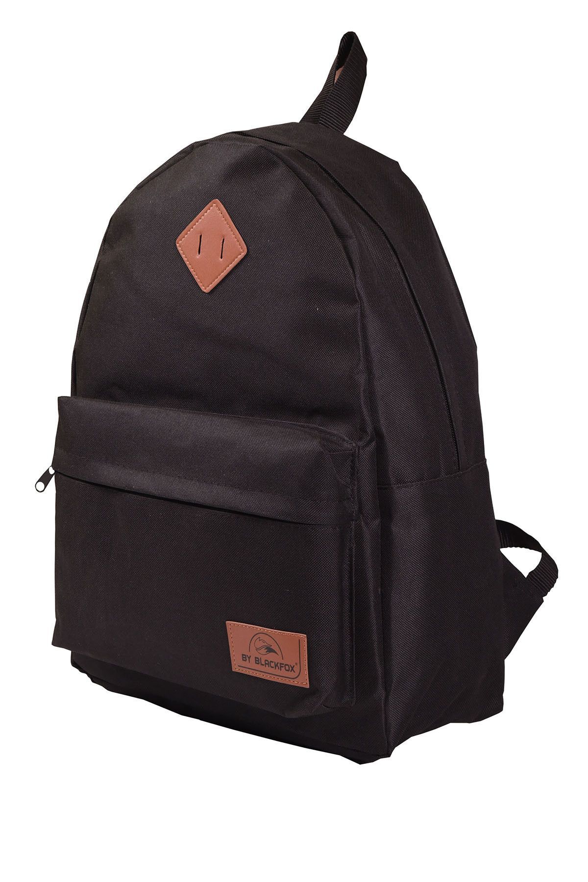 AGOÇANTA-Black Unisex Backpack and School Bag 2