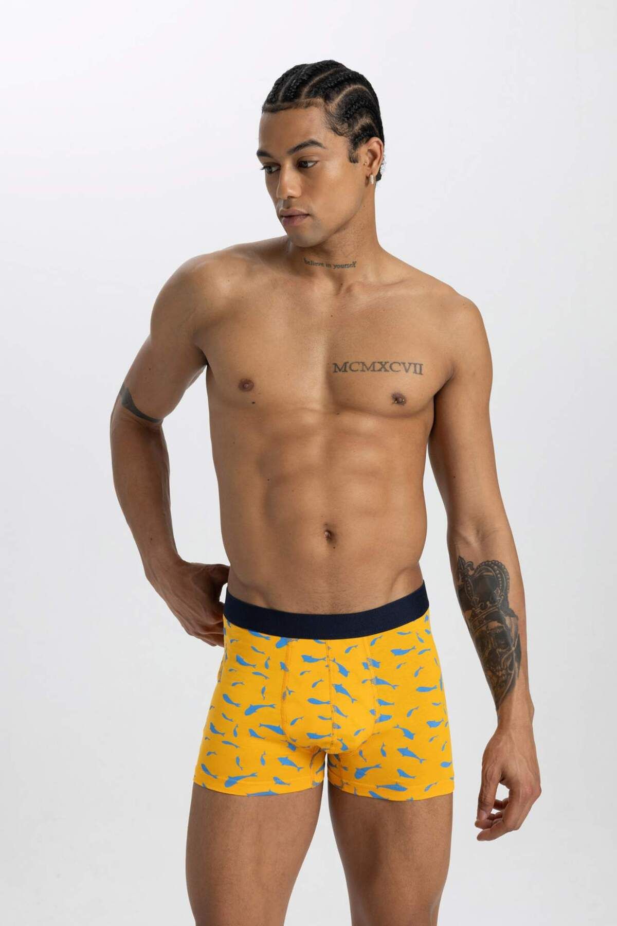 DeFacto-Regular Fit 3-pack Boxer 6