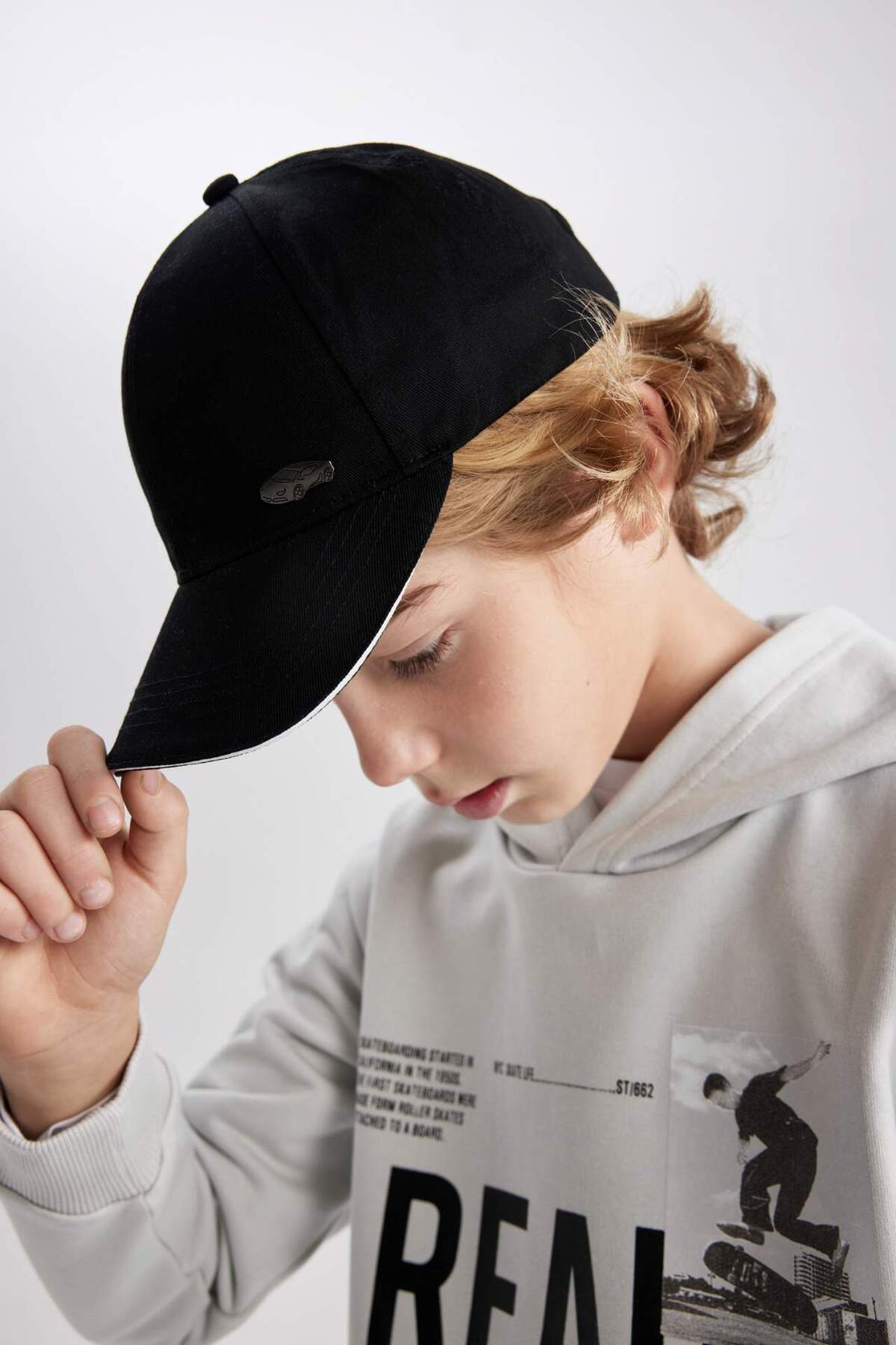 کلاه لبه دار پسرانه دفاکتو | N5481A621SP Defacto - Image 7