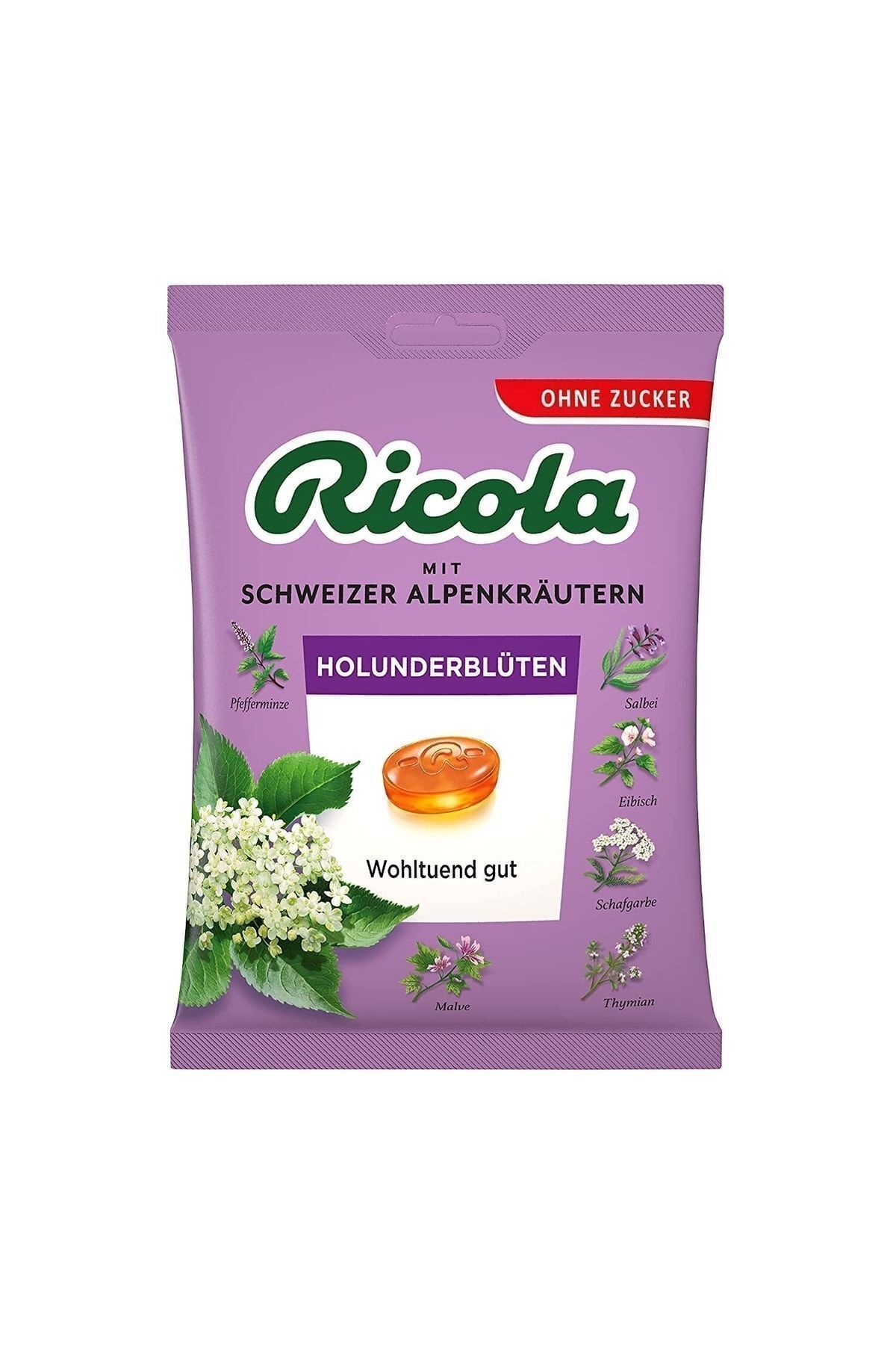 Ricola-75 Gr Holunderblüten Ohne Zucker 1