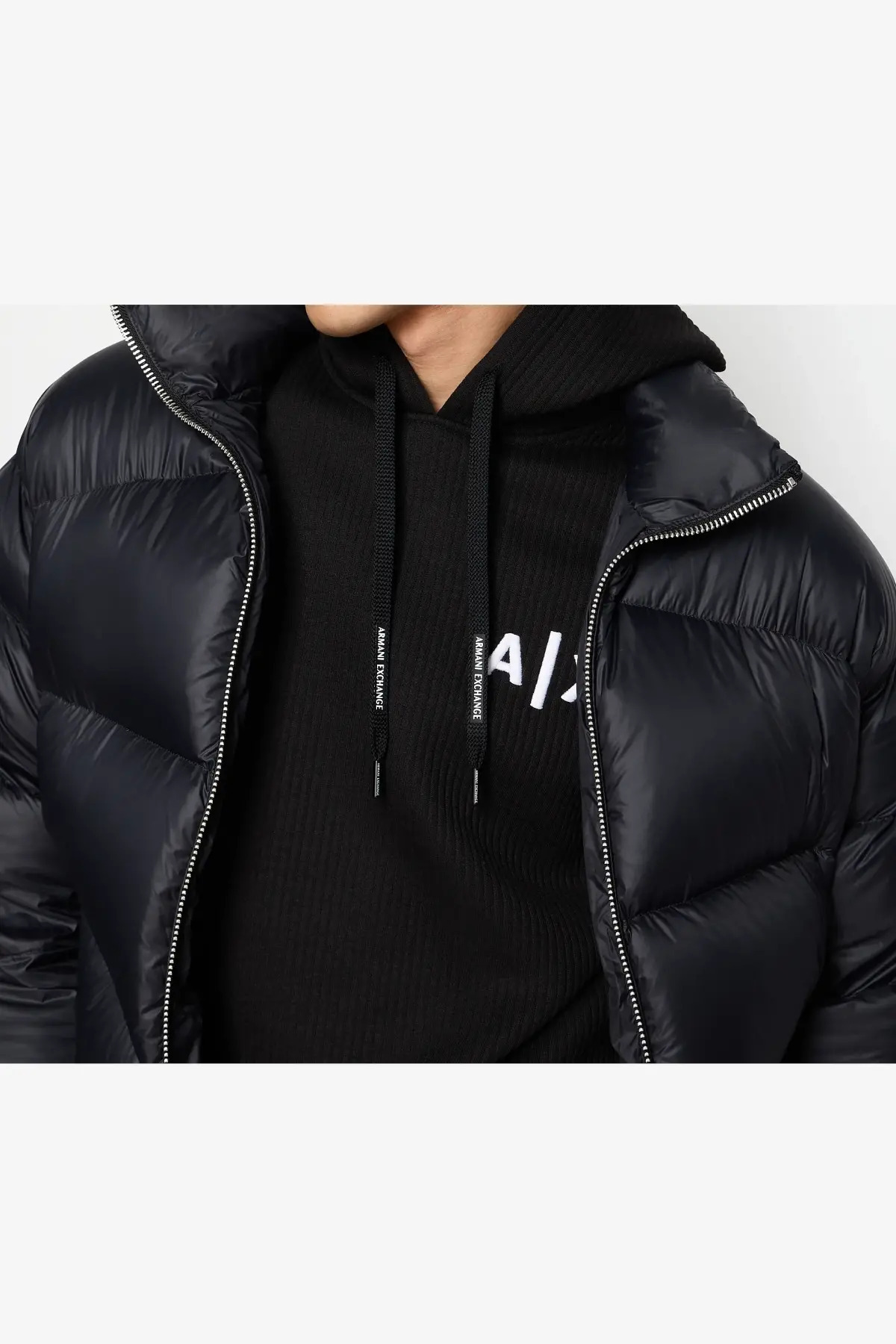 سویشرت مردانه مشکی آرمانی اکسچنج | 6RZMJAZJDNZ-SYH اورجینال - تصویر 3