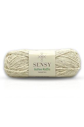 SENSY Premium Softee Raffia Yumuşak Rafya Kağıt İp Tığ İp Hobi El Örgü İp Şiş...
