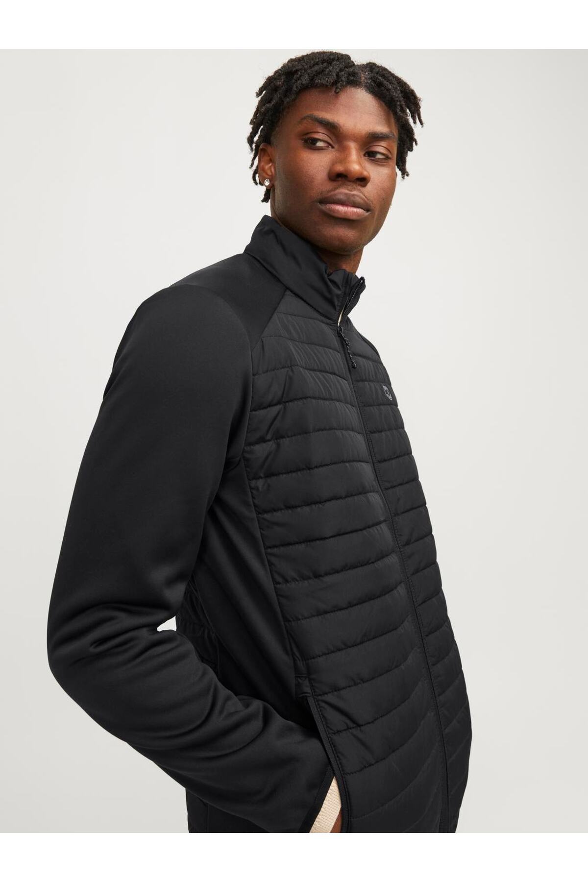 کت جک اند جونز مردانه پلی استر مشکی  راسته Regular/رگولار    بیسیک کژوال/روزمره | Jack & Jones 12248142 TR - تصویر 3