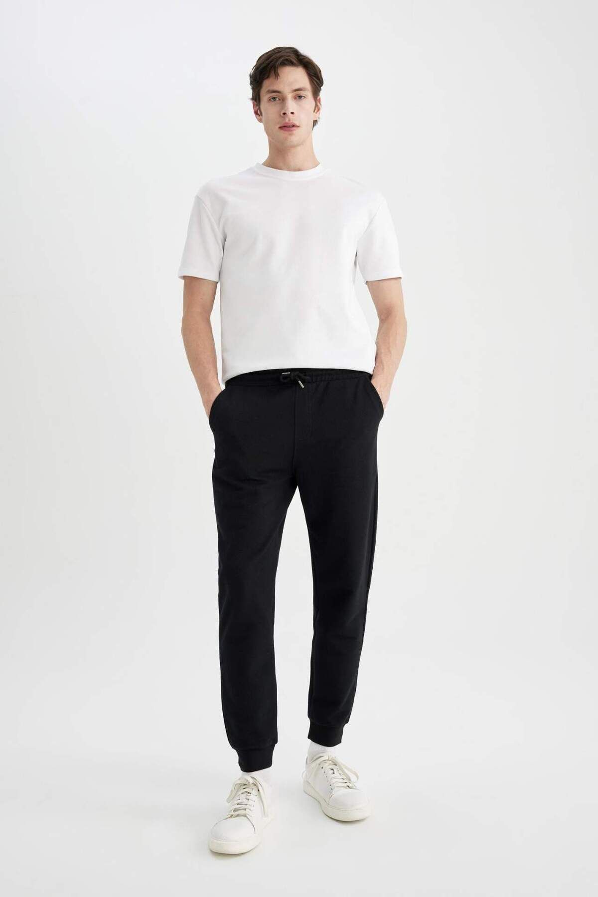 DeFacto-Slim Fit Basic Jogger Sweatpants 3