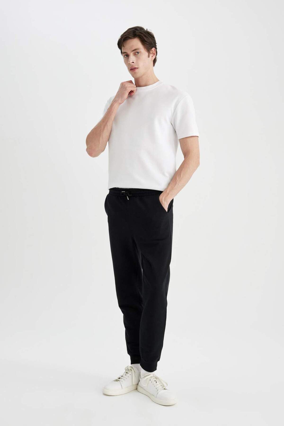 DeFacto-Slim Fit Basic Jogger Sweatpants 2