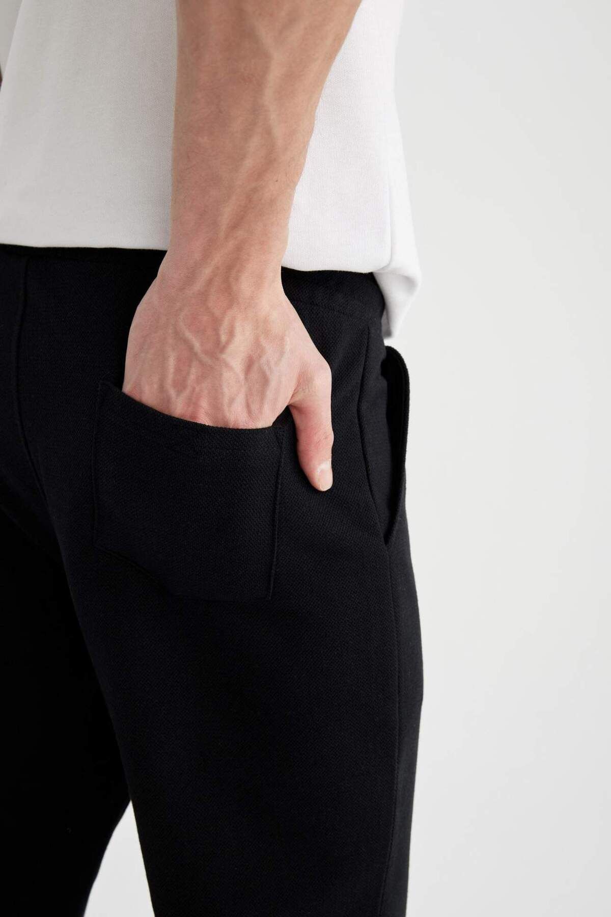 DeFacto-Slim Fit Basic Jogger Sweatpants 6