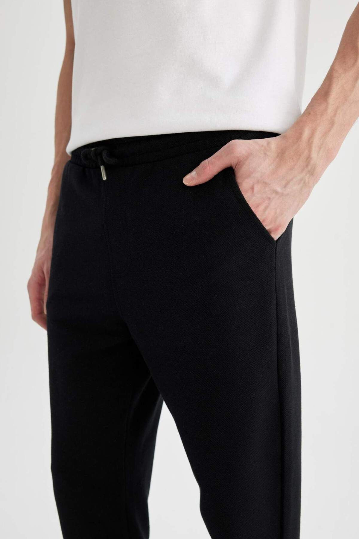 DeFacto-Slim Fit Basic Jogger Sweatpants 5