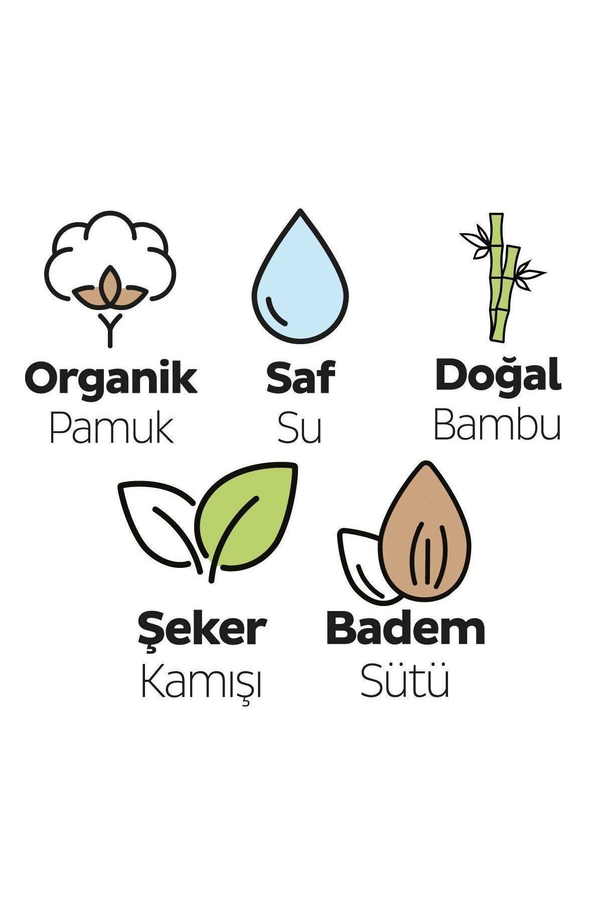 Bio Natural Yenidoğan Islak Bebek Bakım Havlusu 24x40 (960 Yaprak)