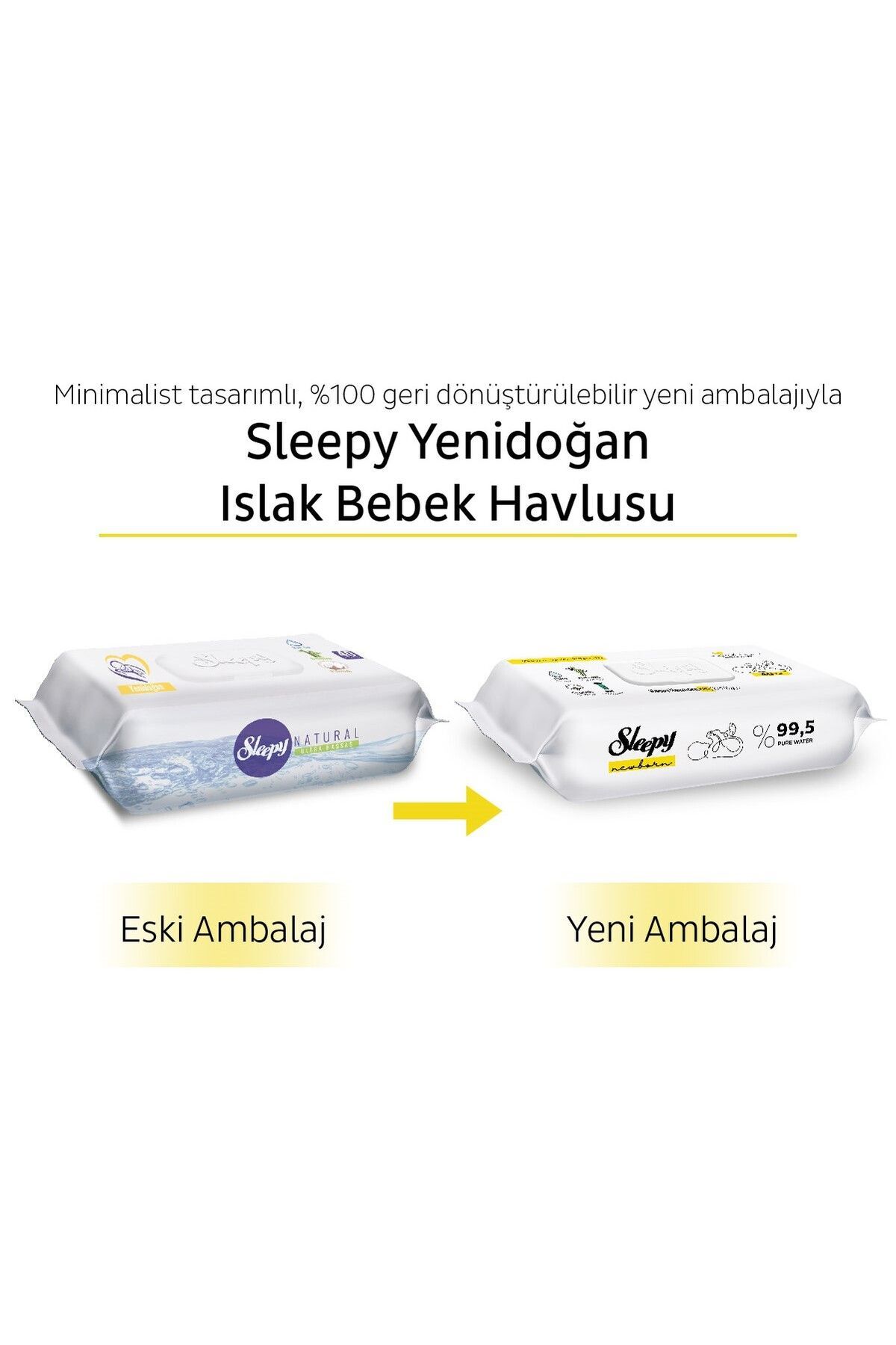 Sleepy Yenidoğan Islak Bebek Havlusu 24 x 40 Lı 960 Yaprak fotoğrafı 6 (önizleme)