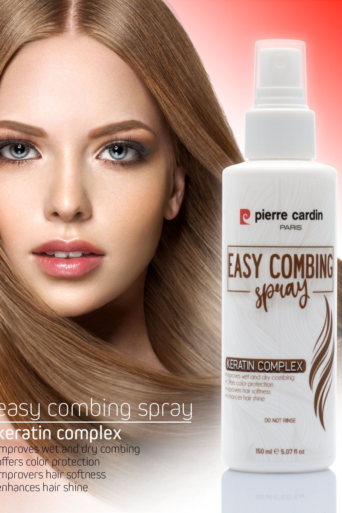 اسپری روشن کننده مو آسان شانه 150 میلی لیتری Pierre Cardin