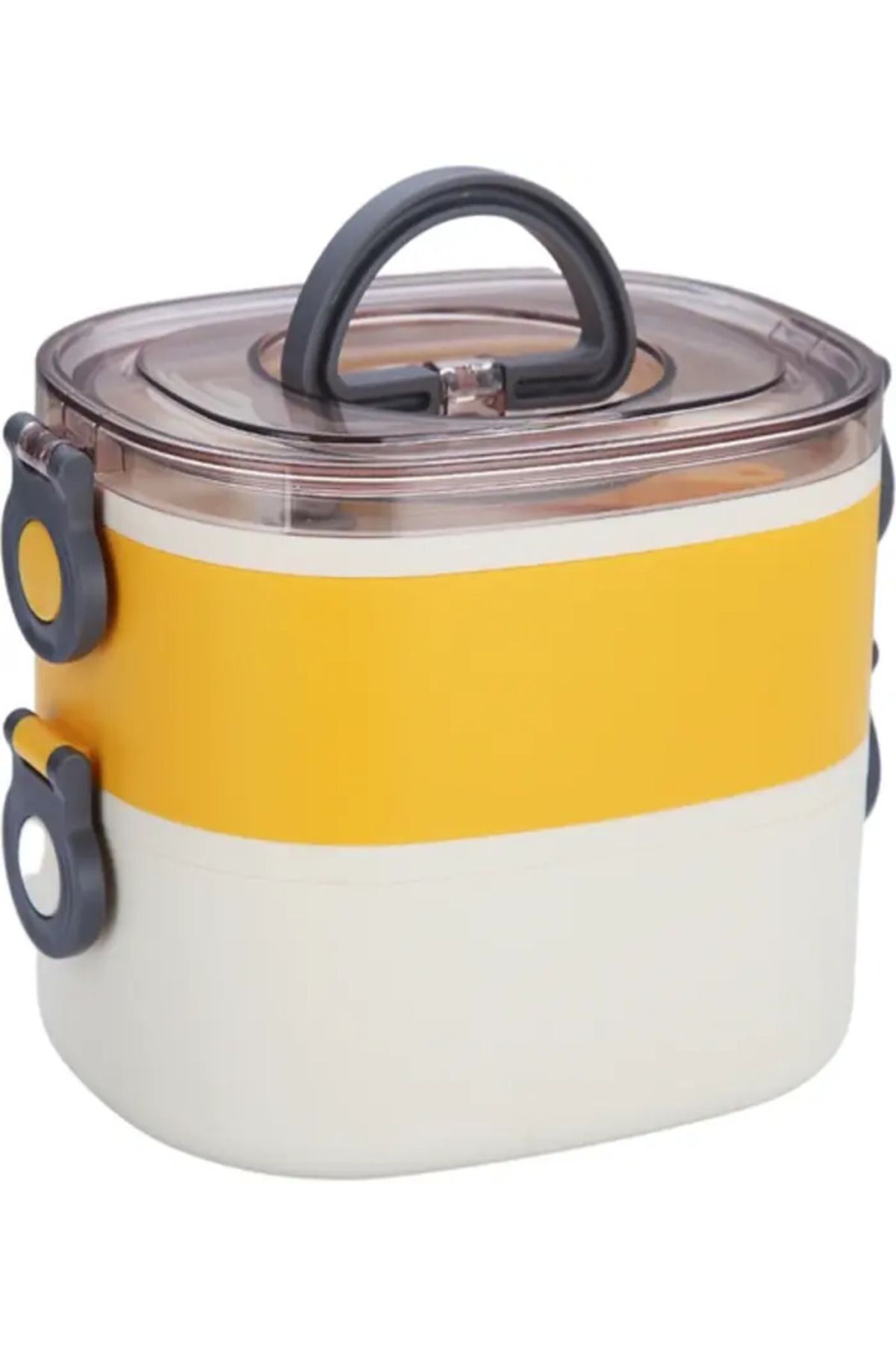 Vagonlife-1200ml 2 Layer Gold-Yellow Double Color Lunchbox Lunch Box Lunch Box 1